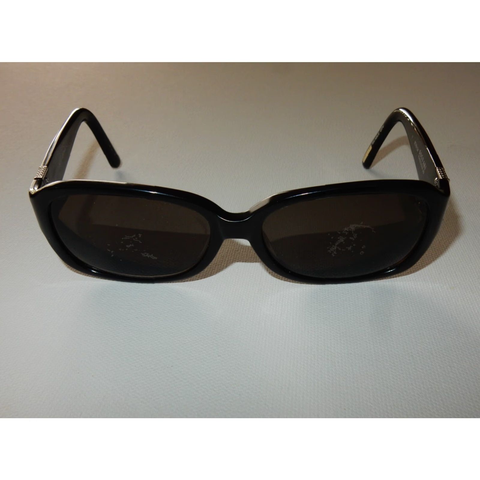 Vintage VINTAGE Solvari Sunglasses Frames Only 58×16 134 Black Women's Accessories Size ONE SIZE - 2 Thumbnail