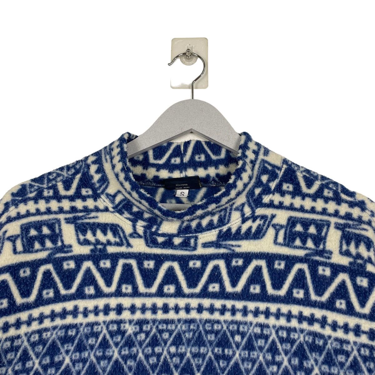 Japanese Brand × Native 💥NORDICA ITALY NATIVE ART MOTIVE FLEECE PULLOVER Size US L / EU 52-54 / 3 - 4 Thumbnail