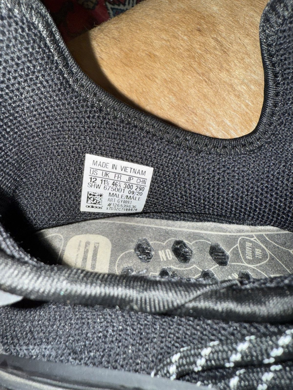 Humanrace Pharrell Williams Adidas humanrace hu nmd black Size US 12 / EU 45 - 6 Thumbnail