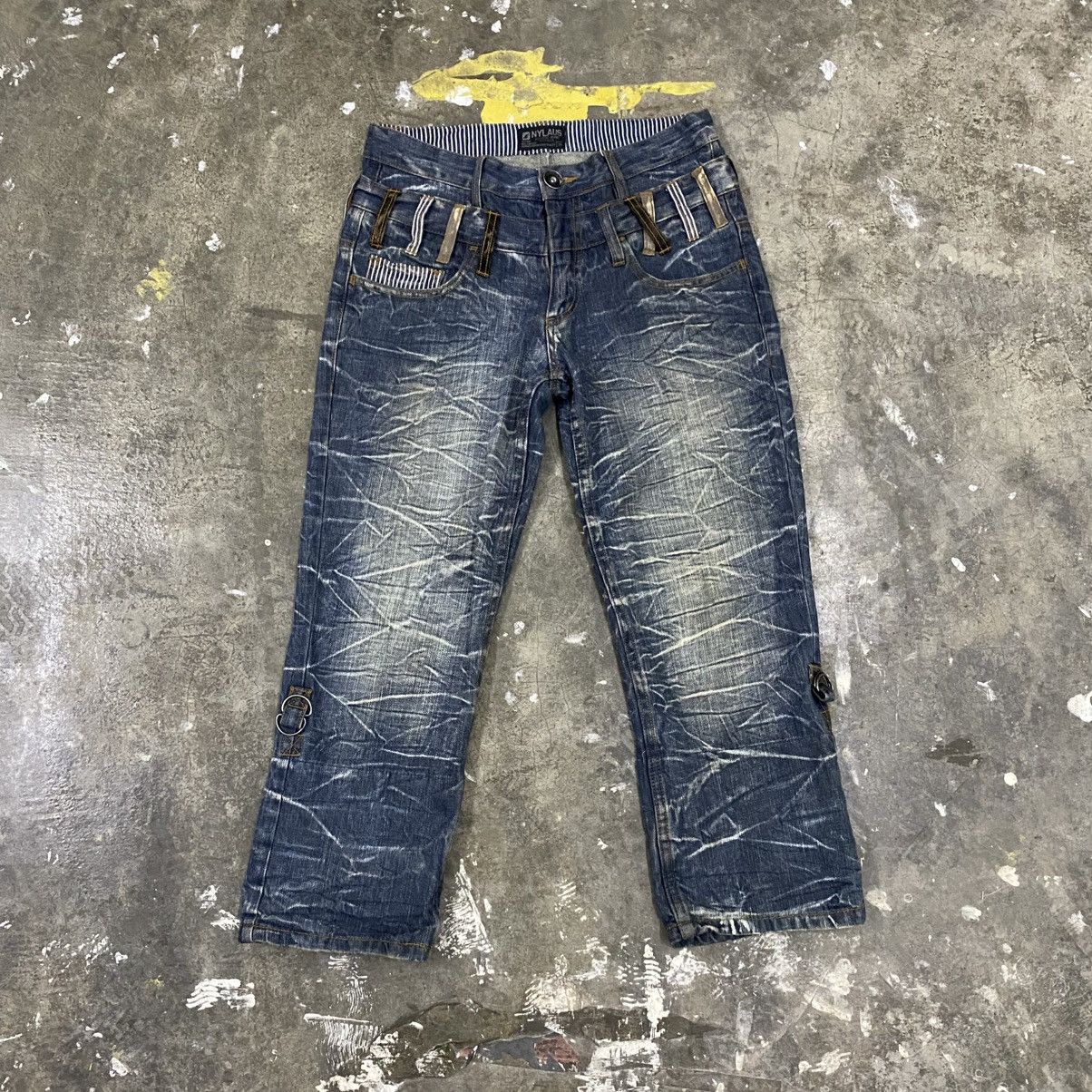 Hysteric Glamour Vintage 2000 Nylaus Double Waist 3 Quarter Denim Jeans Size US 32 / EU 48 - 1 Thumbnail