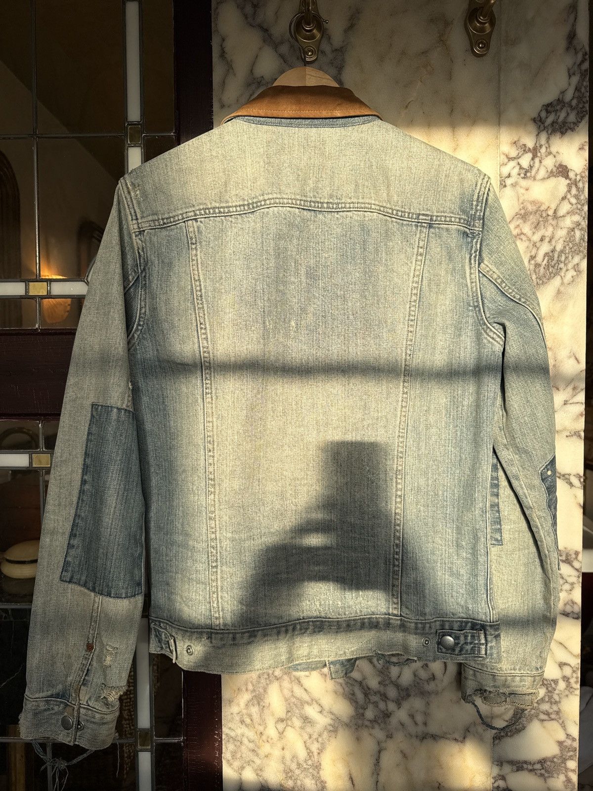 Allsaints Denim jacket w/ Suede Color Size US M / EU 48-50 / 2 - 5 Thumbnail