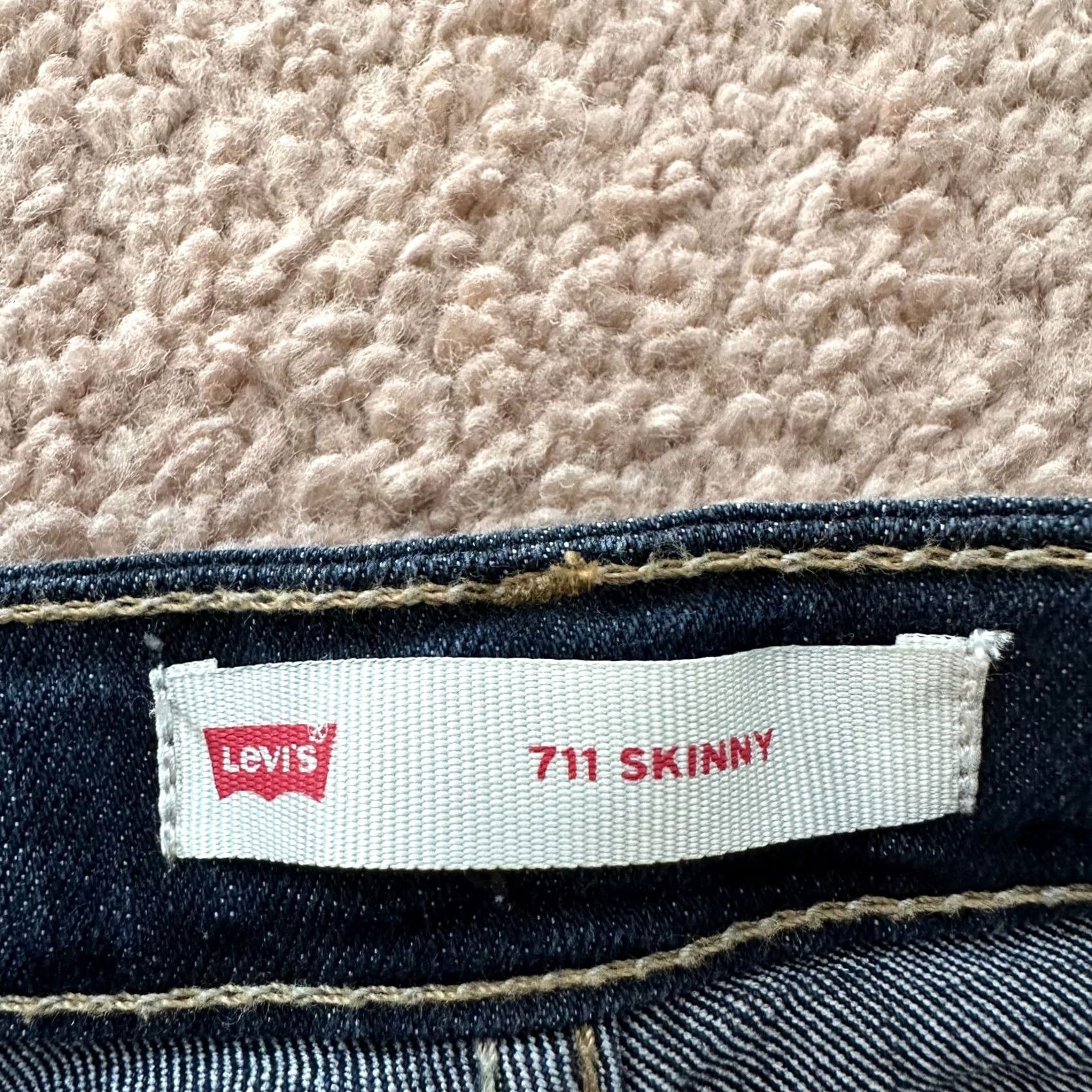 Levi's Levi Jeans Womens 10 26x28 Skinny Mid Rise Dark Wash Blue Denim Size 32" / US 10 / IT 46 - 5 Thumbnail