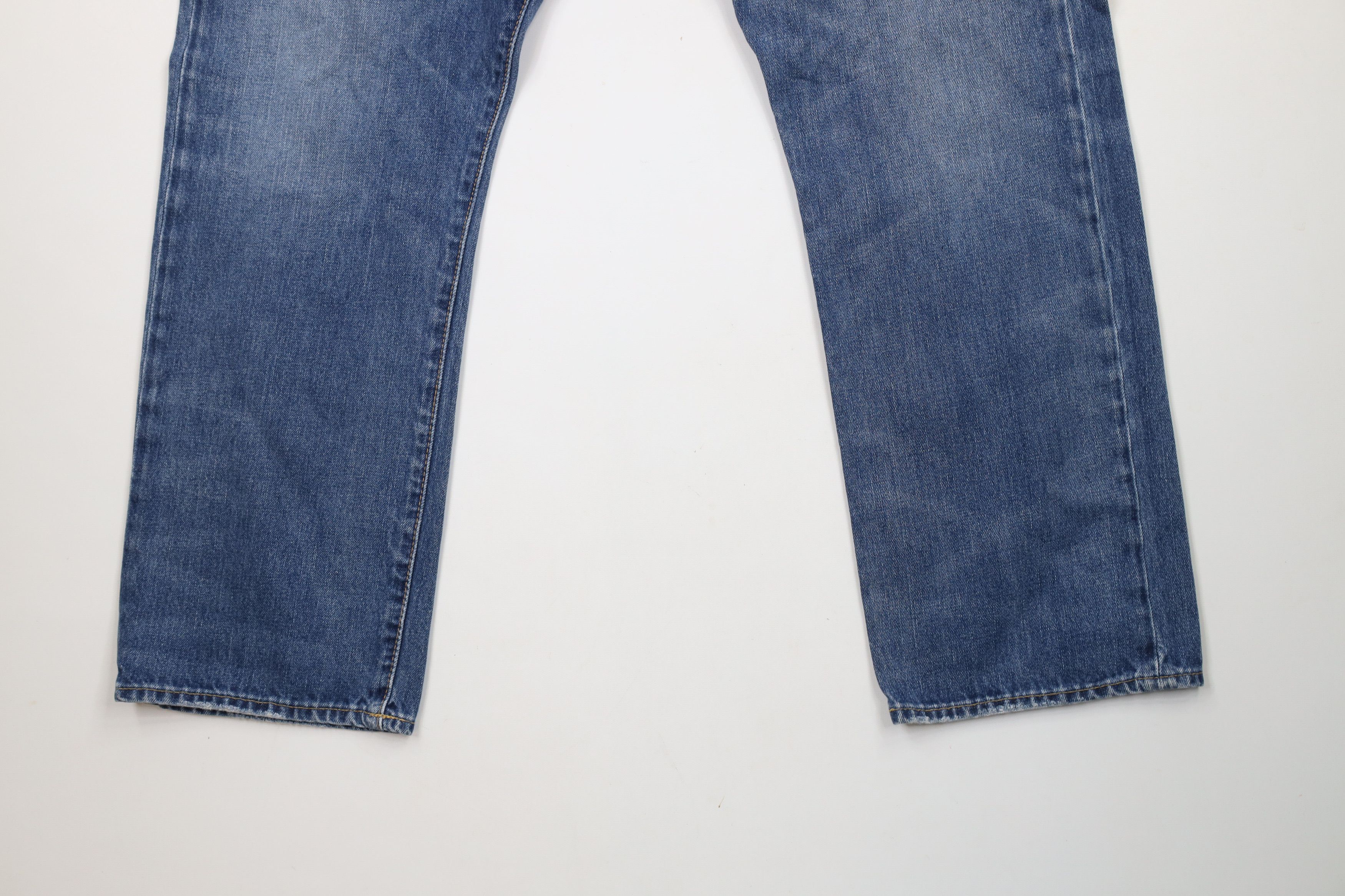 Ralph Lauren × Vintage Vintage Ralph Lauren Straight Leg Denim Jeans Blue Cotton Size US 38 / EU 54 - 4 Thumbnail