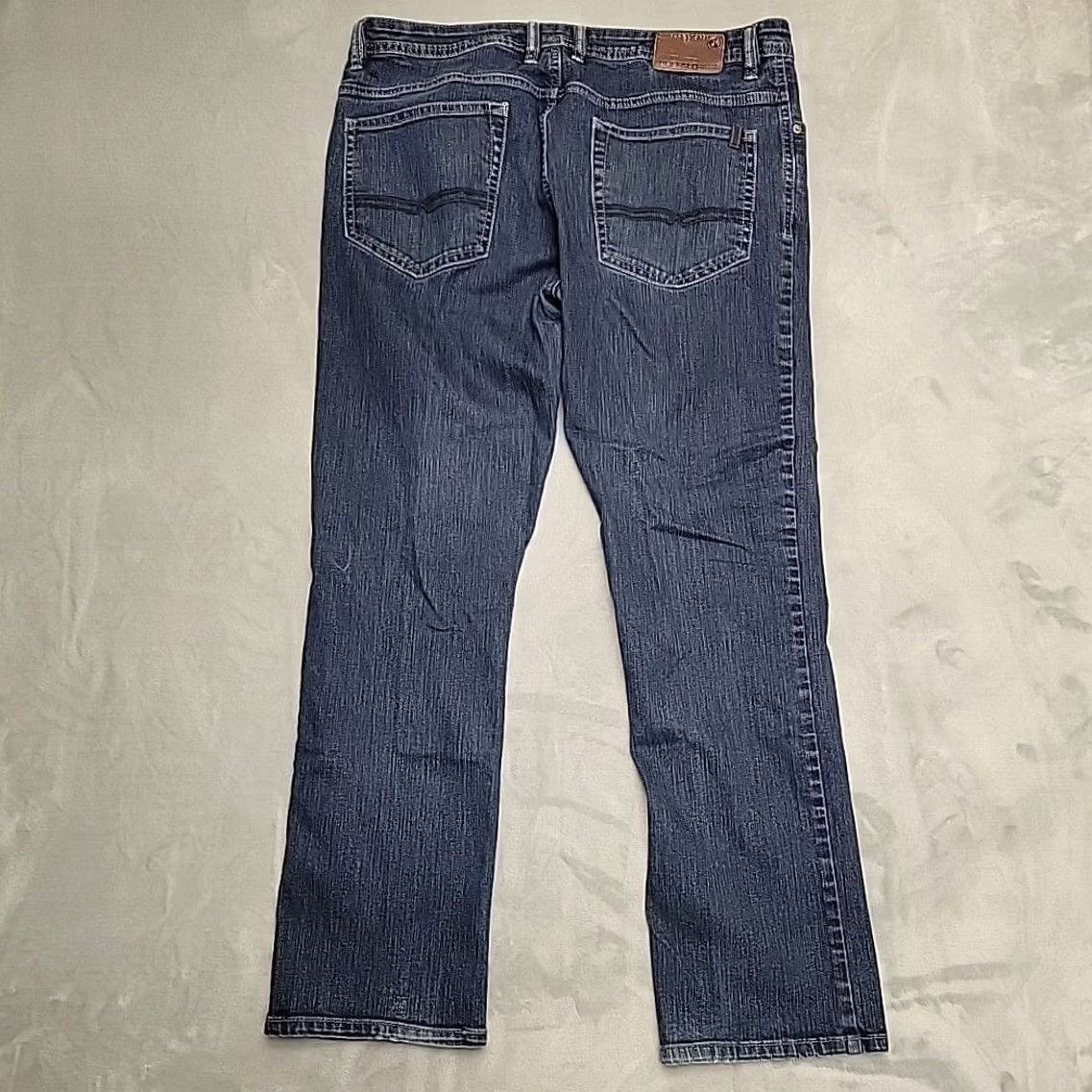 Buffalo David Bitton Buffalo David Bitton Jeans Mens 36x32 Denim Driven-X Basic Straight Stretch Pant Blue Jeans 5-Pocket Mens Denim Driven-X Size US 36 / EU 52 - 4 Thumbnail