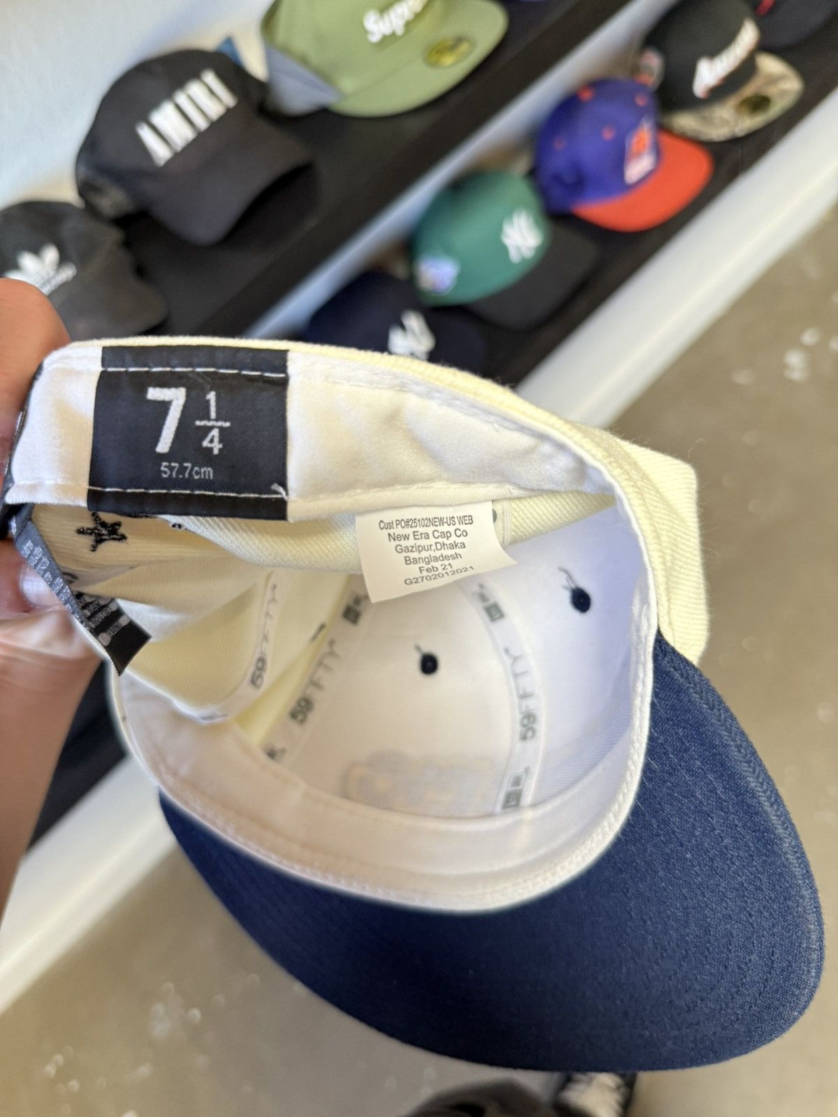 Supreme Supreme Blue SnapBack Hat Size ONE SIZE - 7 Thumbnail