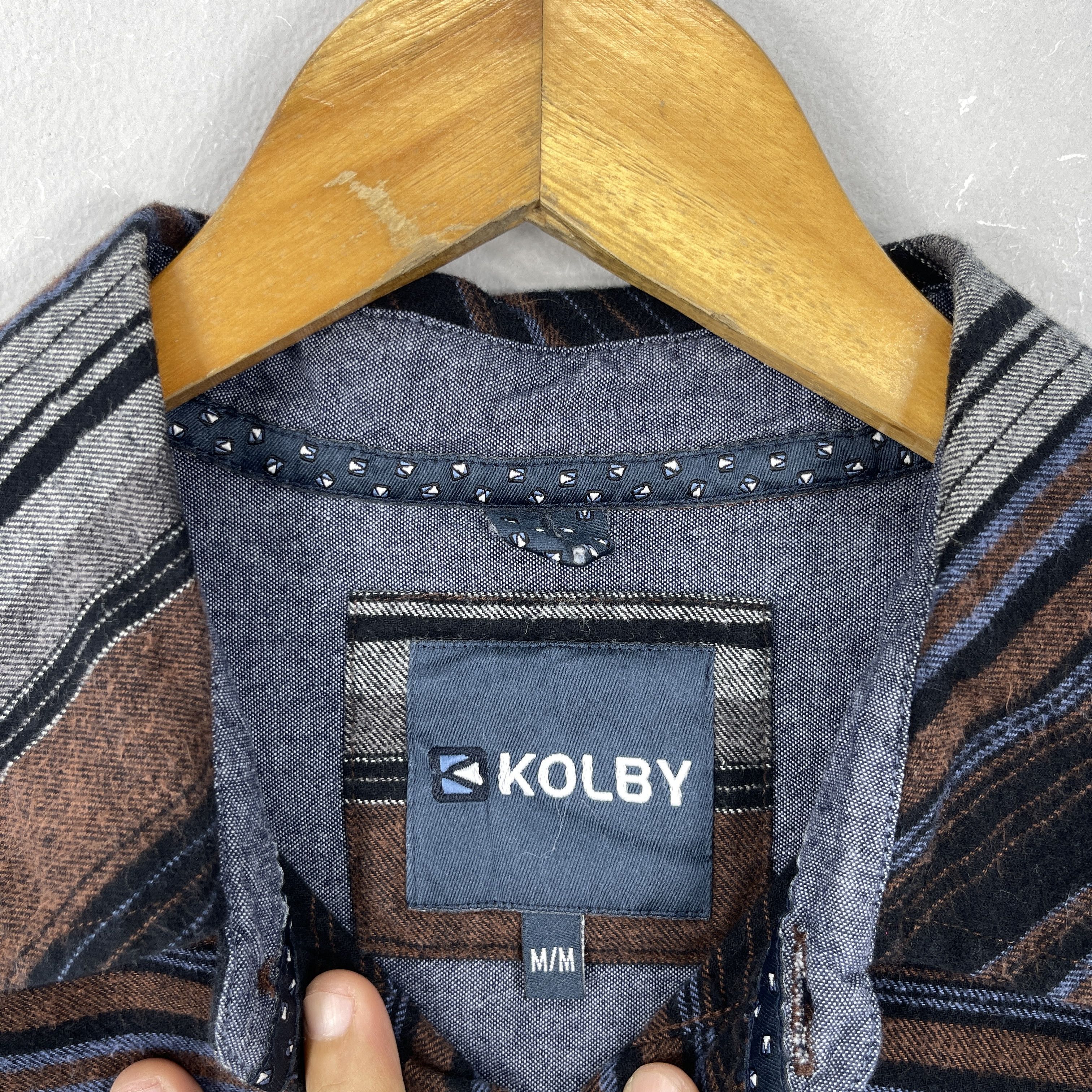 Flannel KOLBY Border Stripes Multicolor Flannel Button Up Size US M / EU 48-50 / 2 - 4 Thumbnail