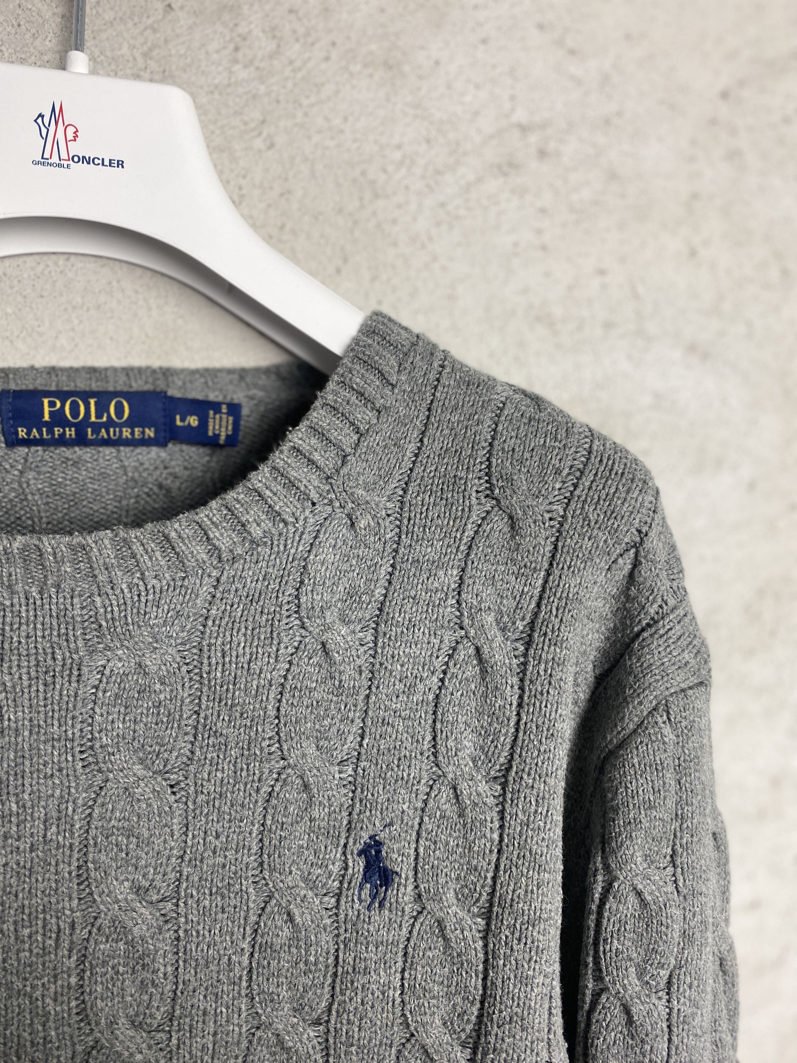 Polo Ralph Lauren Polo Ralph Lauren cableknit sweater y2k casual oldmoney Size US L / EU 52-54 / 3 - 2 Thumbnail