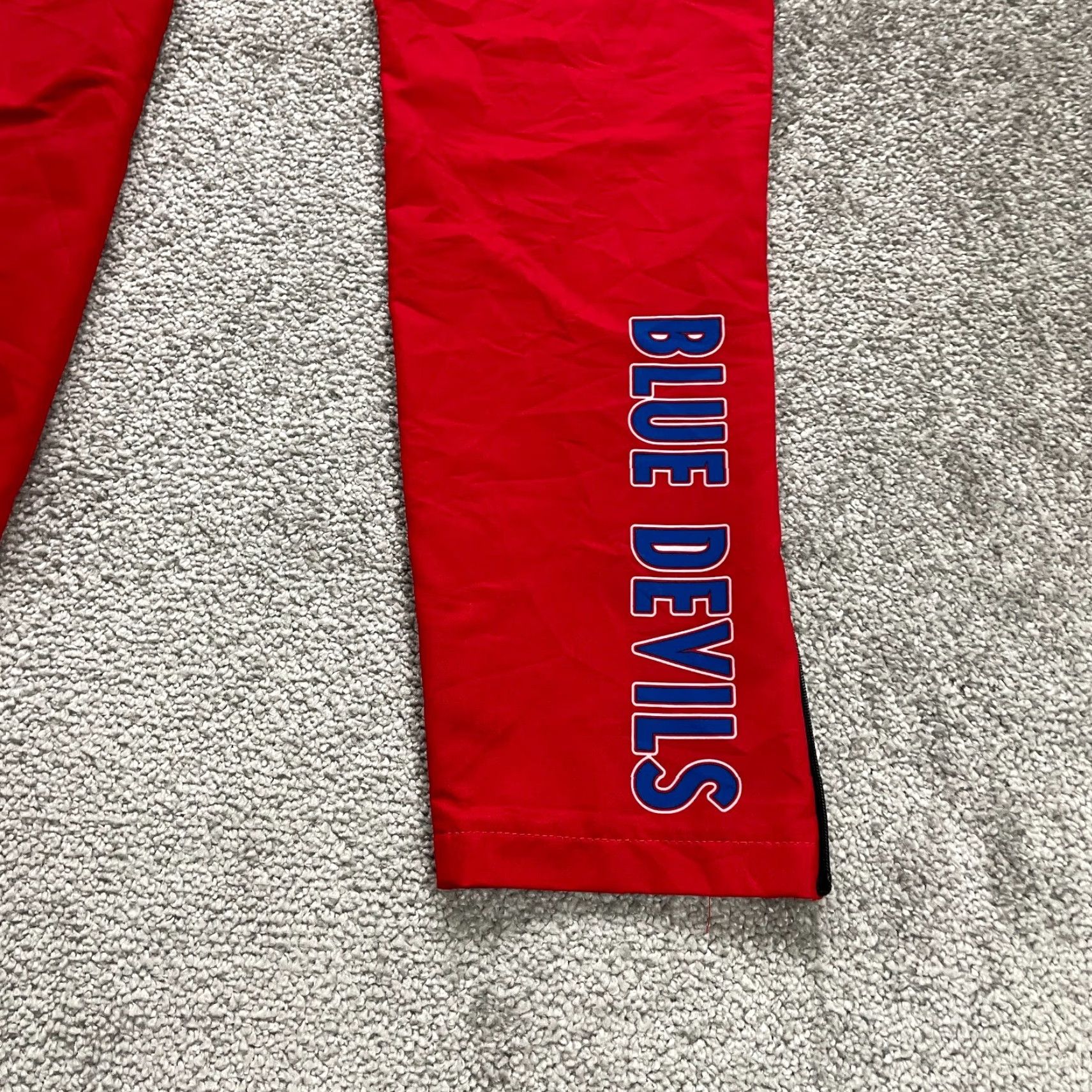 CB Sports BSN Sports Track Pants Men XS Red Tapered Ankle Zip Elastic Waist Basketball Football Size US 27 - 4 Thumbnail