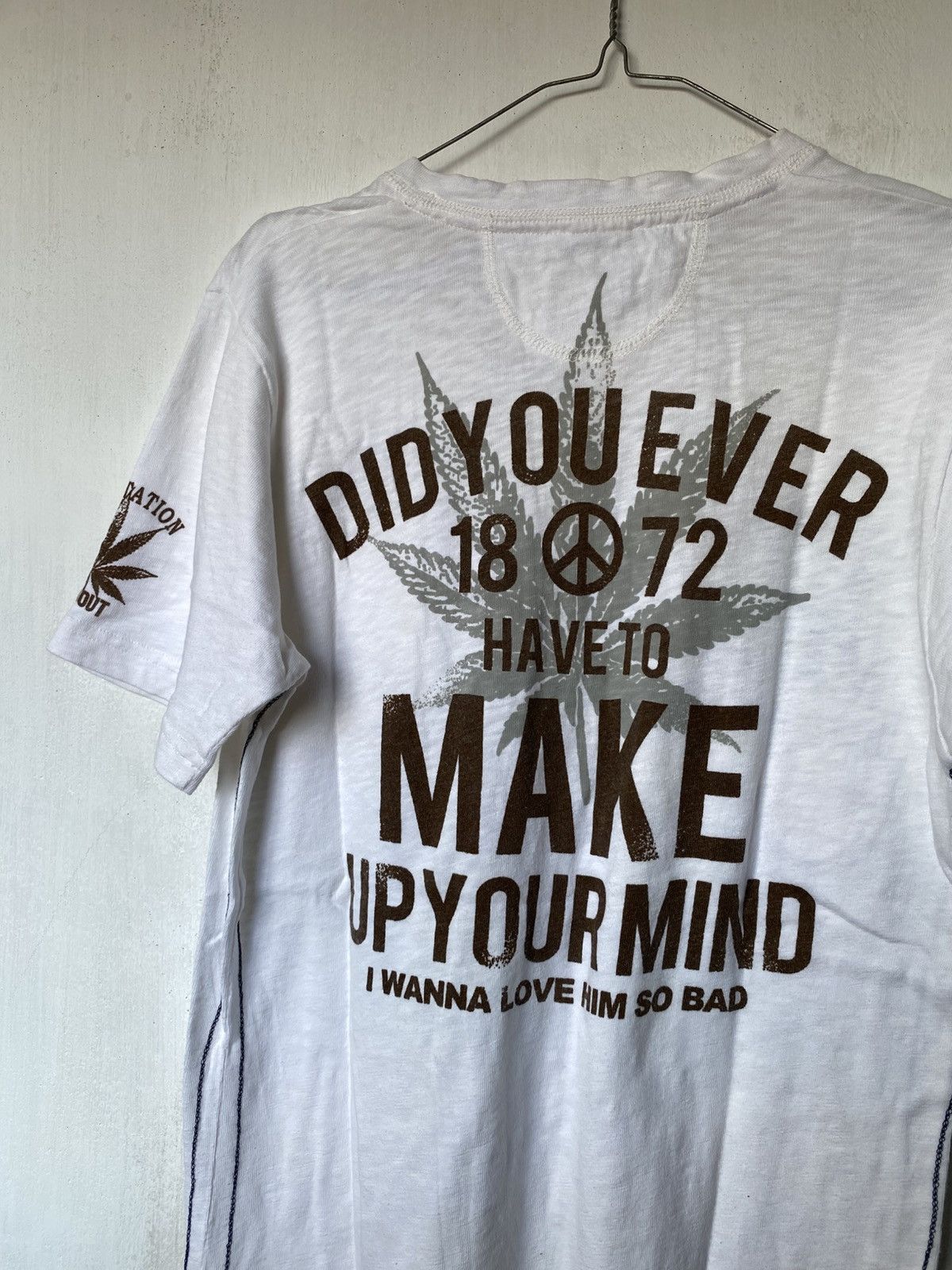 Hysteric Glamour × If Six Was Nine × Japanese Brand Ragout Poem Hippies Weed Tshirt Size US M / EU 48-50 / 2 - 3 Thumbnail