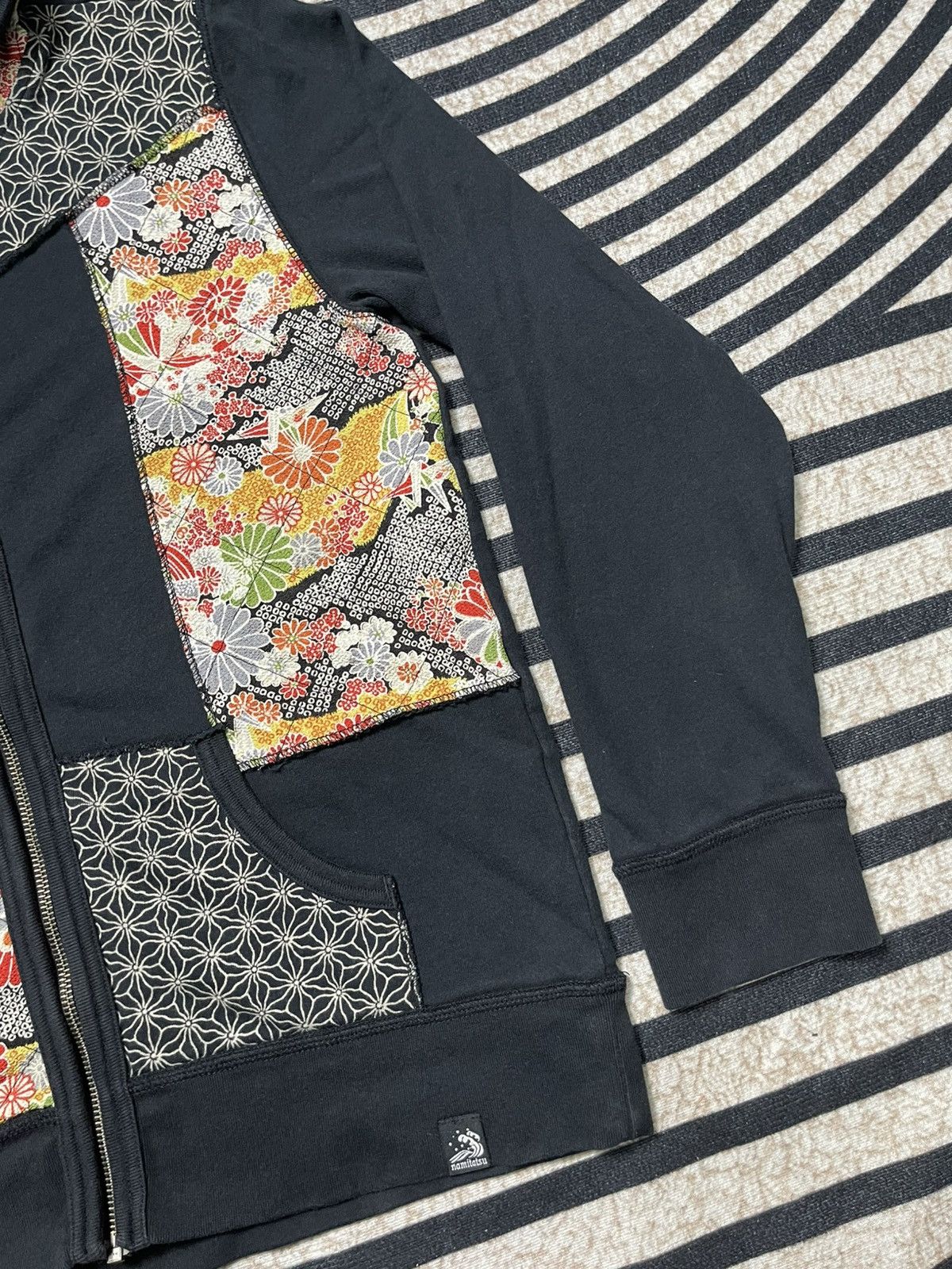 Kapital 00s KAPITAL INSPIRED BRAND NAMITATSU PATCHWORK ZIPPER HOODIE Size US M / EU 48-50 / 2 - 4 Thumbnail
