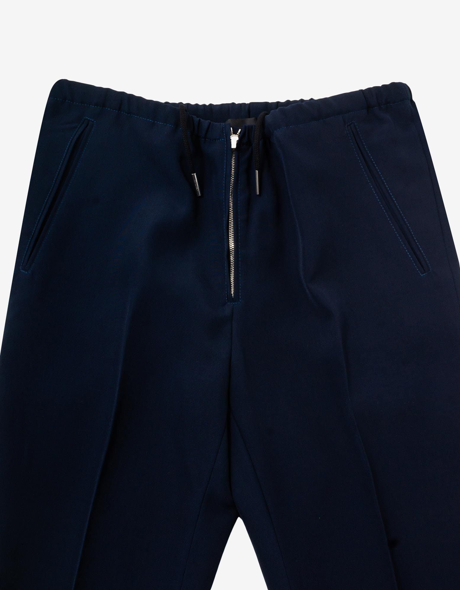 Givenchy Givenchy Navy Blue Wool Trousers Size US 34 / EU 50 - 4 Thumbnail