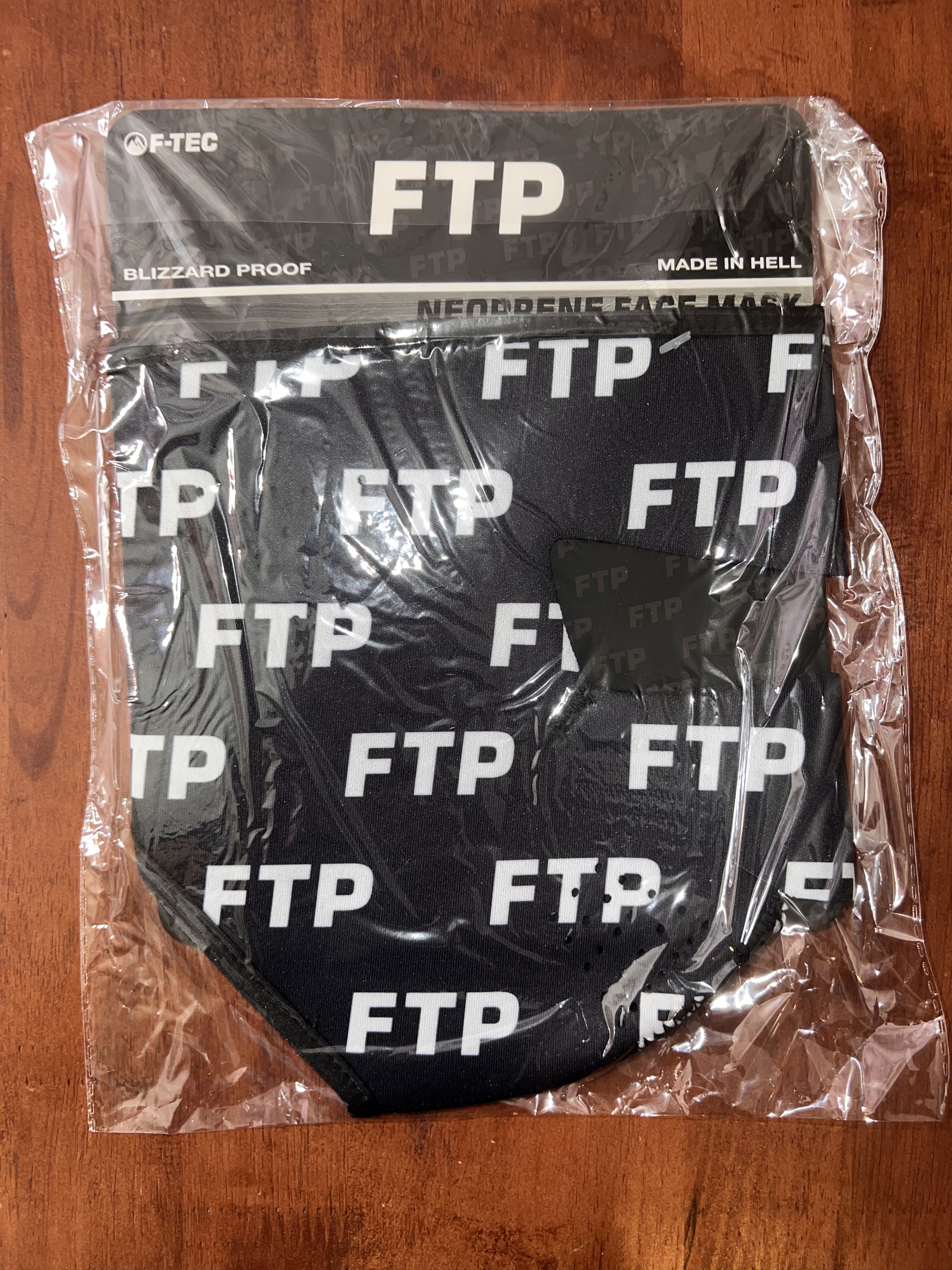 Fuck The Population All Over Logo Neoprene Face Mask Size ONE SIZE - 3 Thumbnail