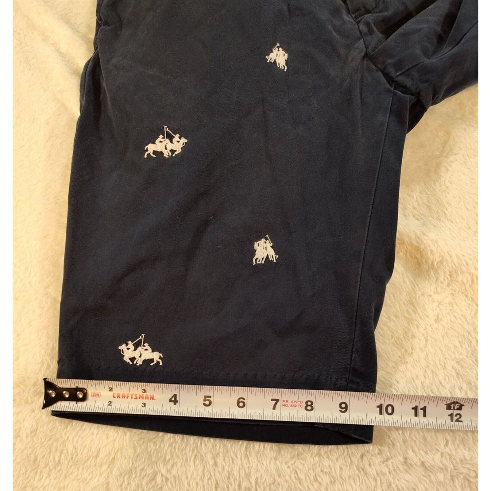 Polo Ralph Lauren VTG Polo Ralph Lauren Blue All Over Print Shorts Mens 30 Size US 30 / EU 46 - 8 Thumbnail