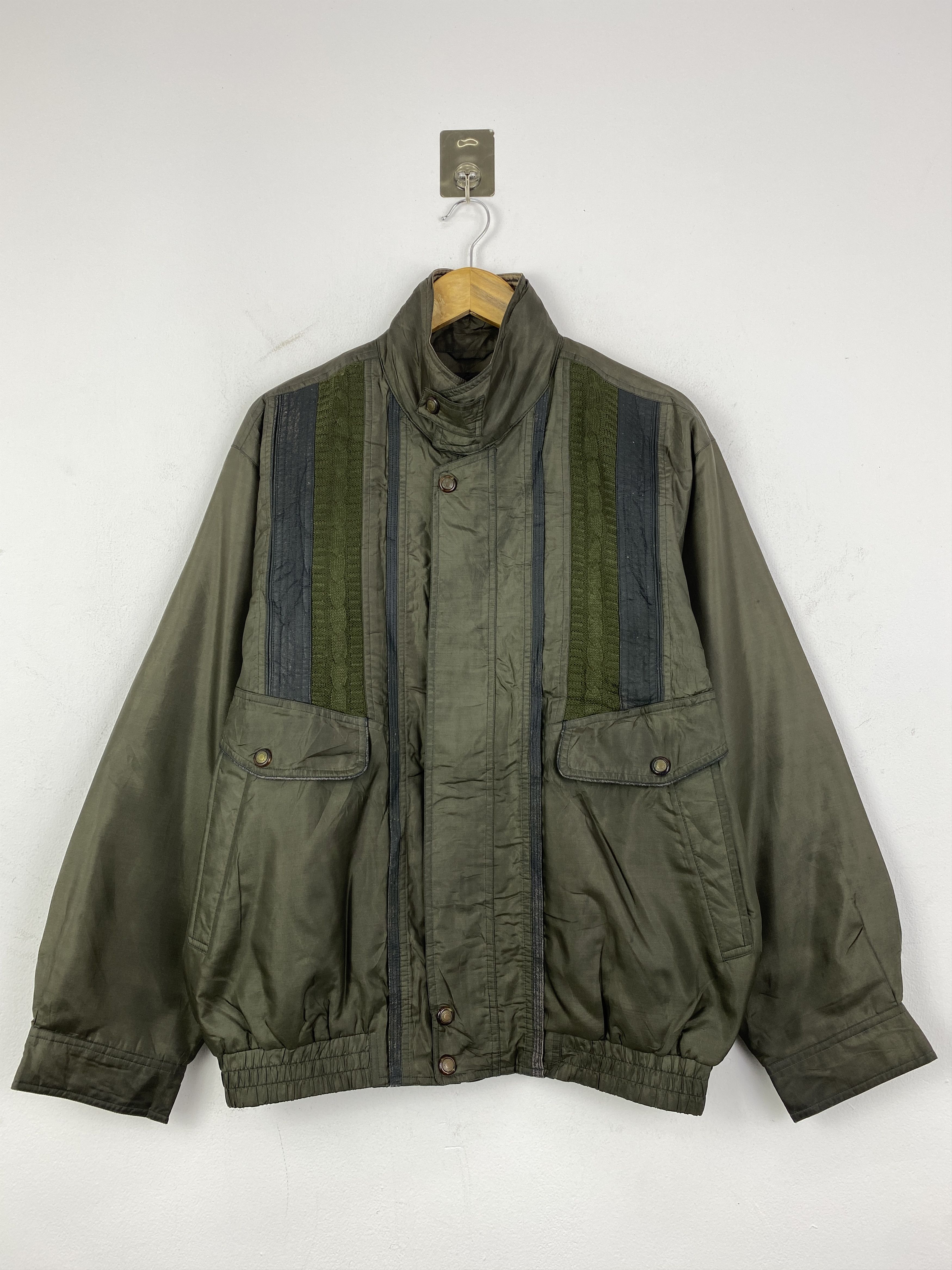 Other Vintage Gianni Valentino Bomber Jacket JA0207 Size US XL / EU 56 / 4 - 1 Thumbnail