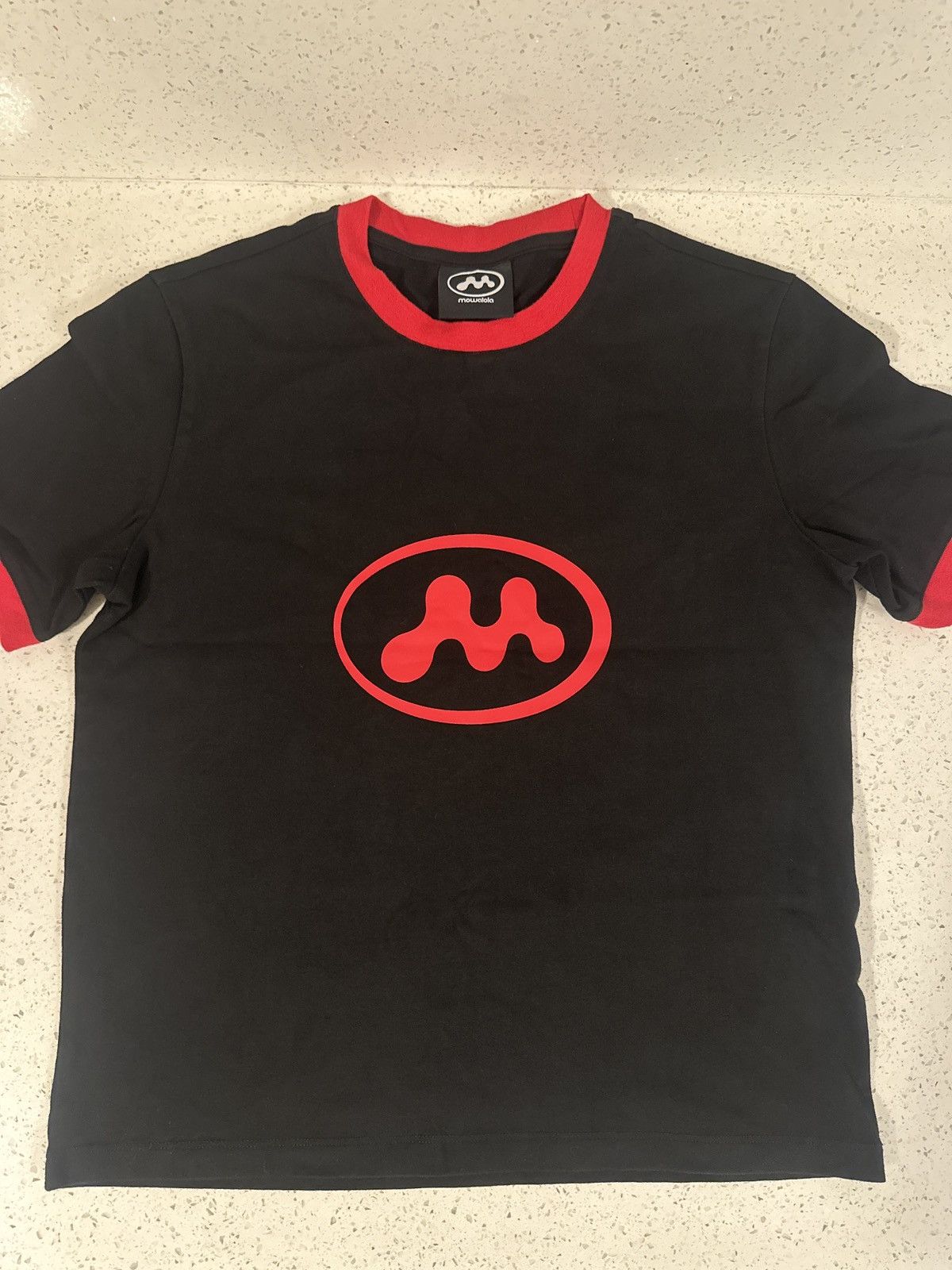 Mowalola Mowalola Drop Out Tee 'Black' | Grailed