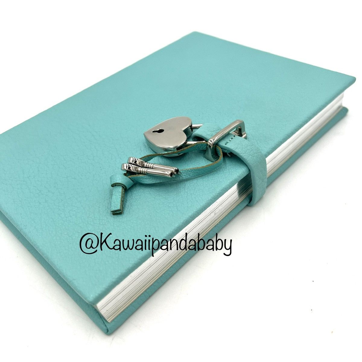 Tiffany & Co. Rare Blank Tiffany & Co Blue Leather Journal Diary
