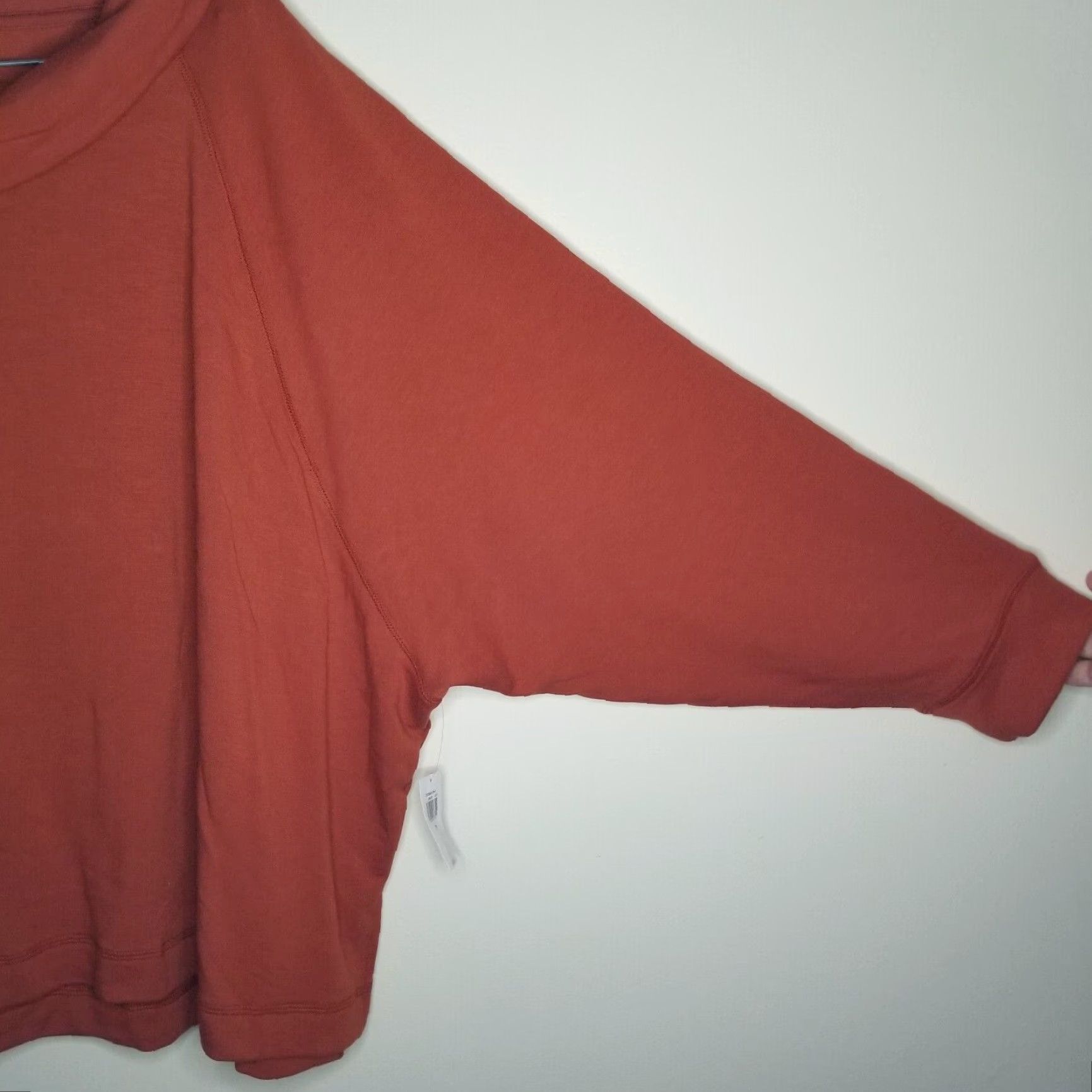 Old Navy VINTAGE Old Navy Women Long Sleeve Cropped Pullover Sweater 3X Brown Orange Size XXL / US 16-18 / IT 52-54 - 3 Thumbnail