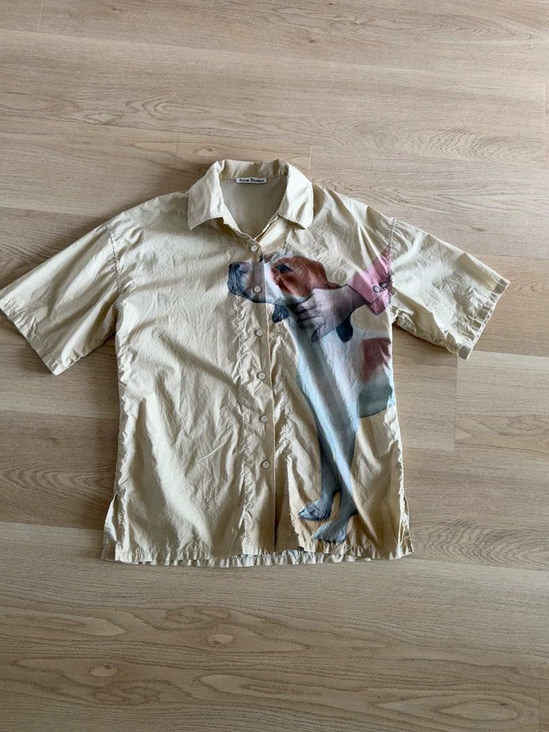 acne studios size:34 White short-sleeved T-shirt