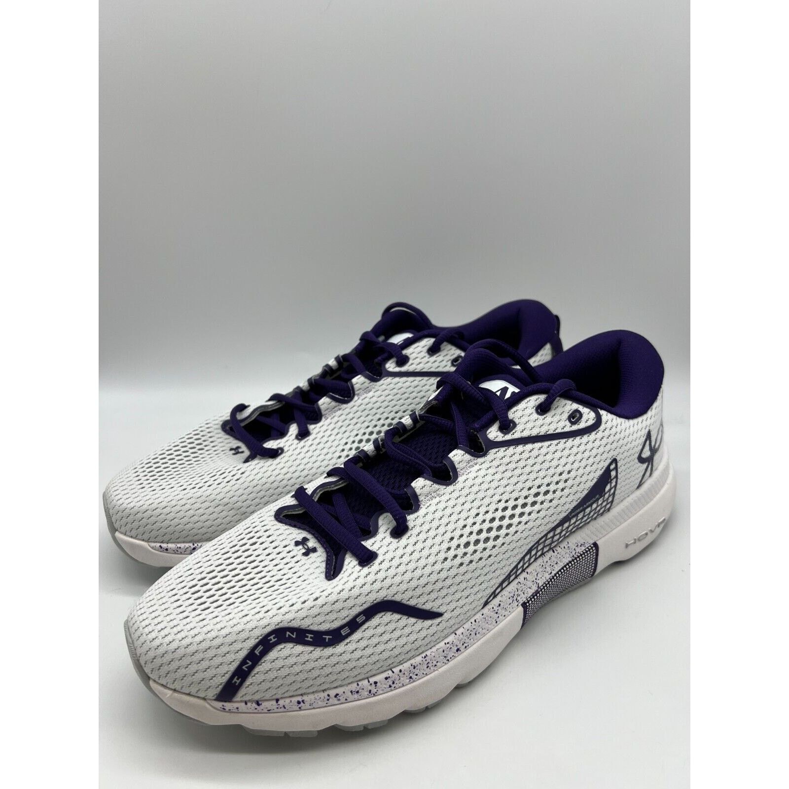 Under Armour Northwestern Wildcats Infinite 5 3027421-100 White Men Size 13 Under Armour Northwestern Wildcats Infinite 5 Men Size 13 main image 4