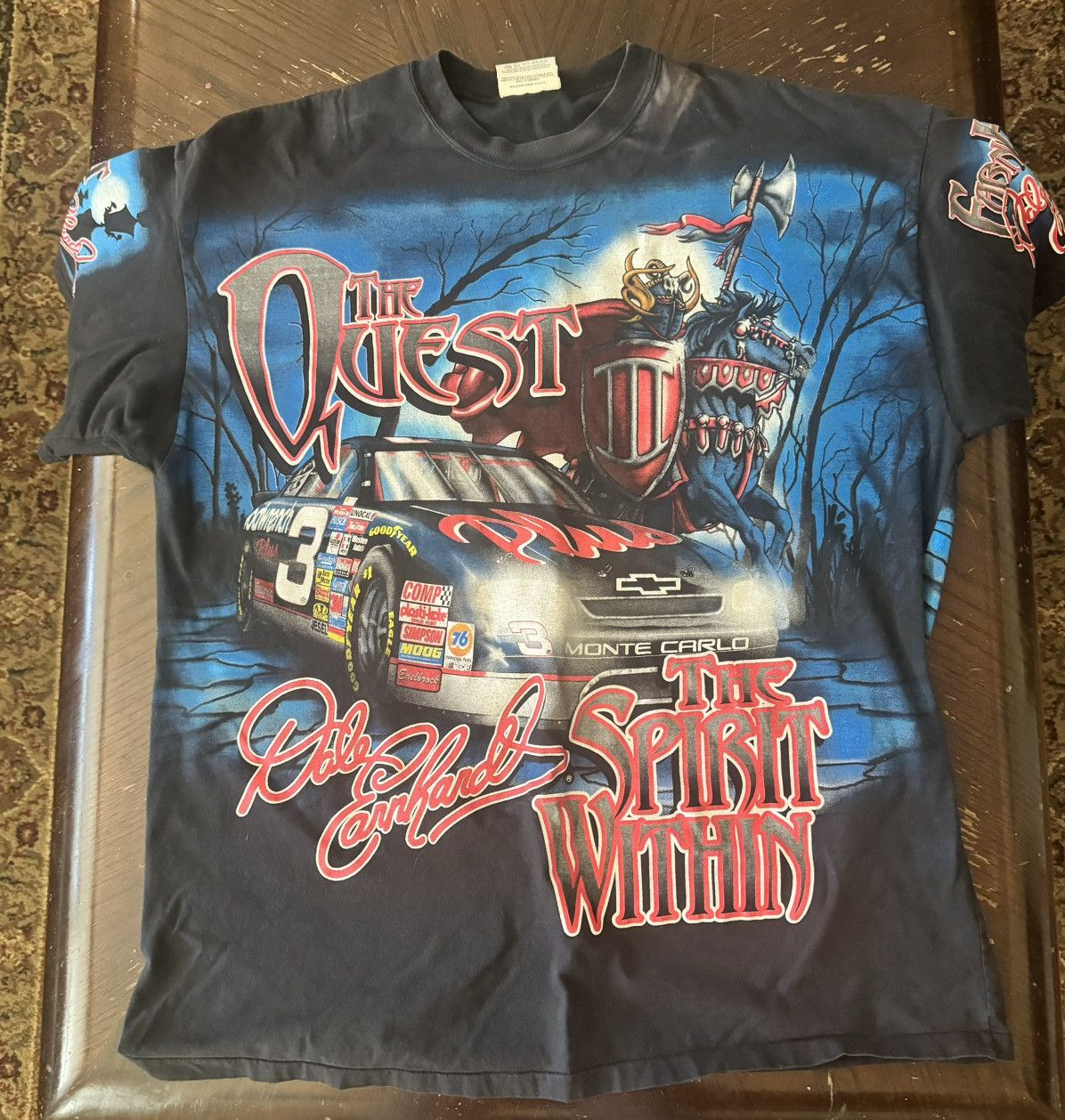 Vintage Dale Earnhardt The Quest The Spirit Within Vintage T-Shirt Size US XXL / EU 58 / 5 - 1 Thumbnail
