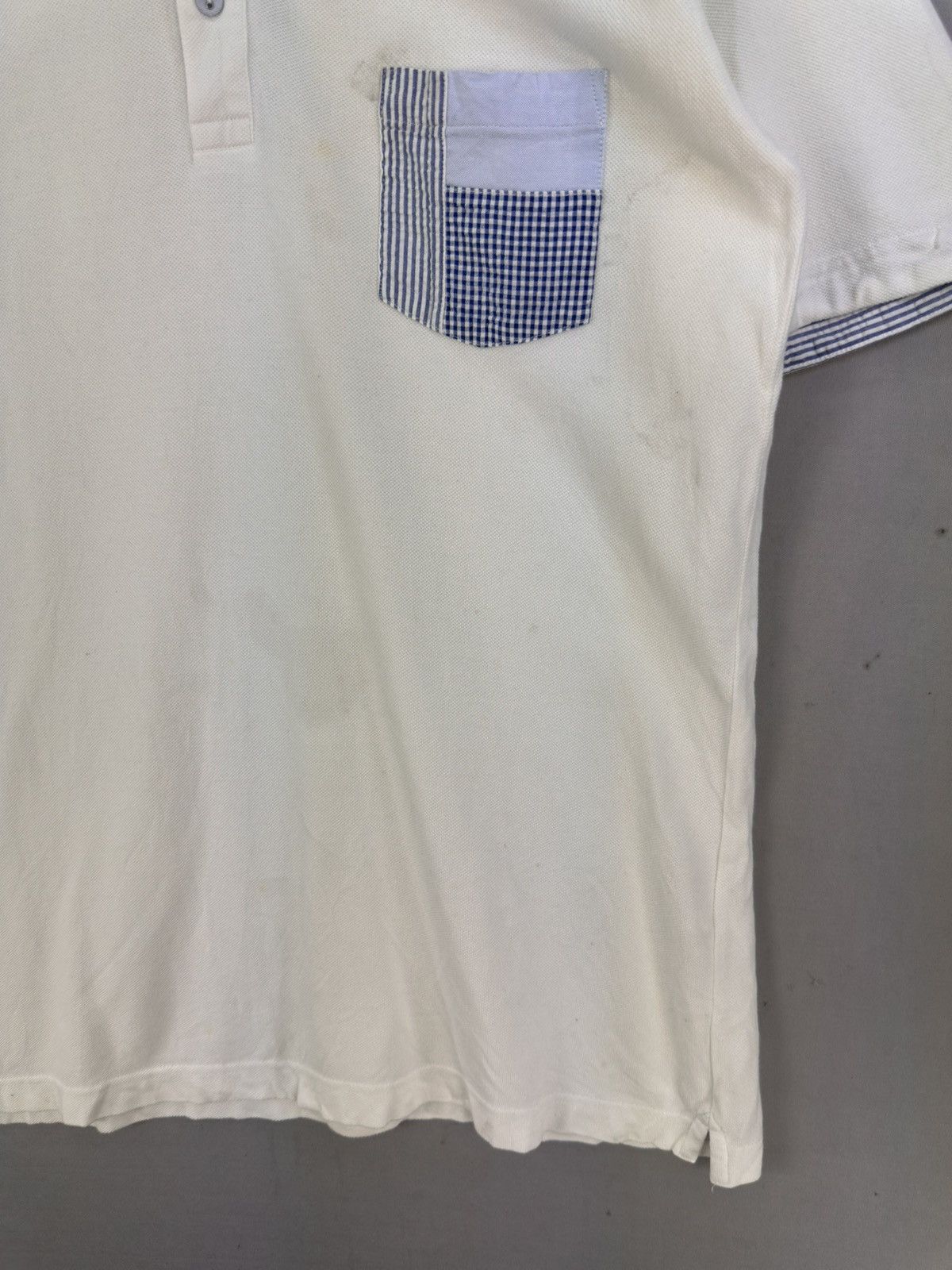 Beams Japan Beams Patchwork Pocket Polo T-Shirt Size US M / EU 48-50 / 2 - 3 Thumbnail