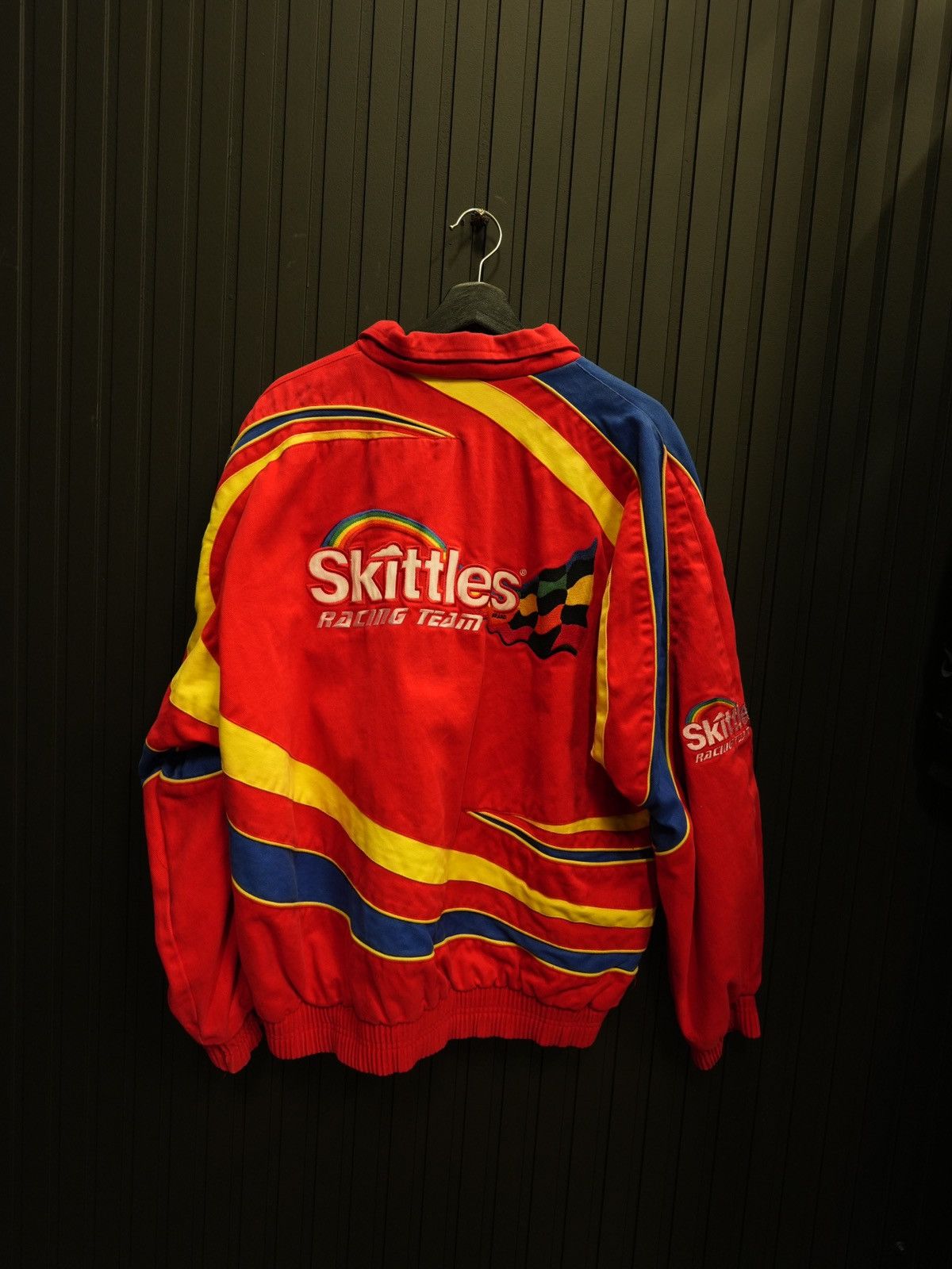 NASCAR × Vintage Vintage NASCAR Skittles Racing Team Track Gear Racing Jacket Size US L / EU 52-54 / 3 - 2 Thumbnail