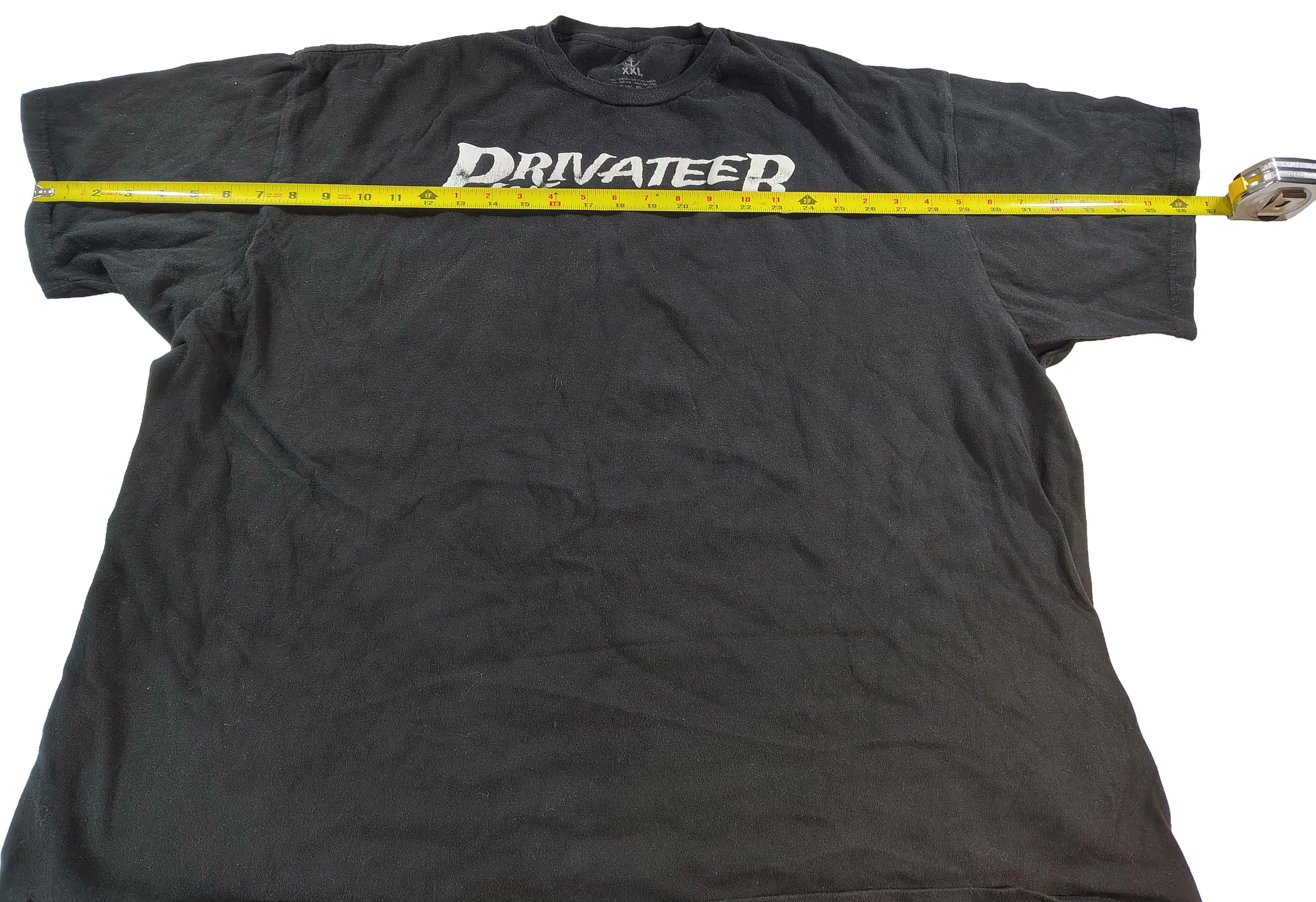 Other Men's Black XXL "Privateer Industries" Graphic Logo T-Shirt Size US XXL / EU 58 / 5 - 3 Thumbnail