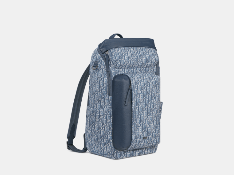 Dior o1w1db10426 1ESBA2 Size : OS / Zipped Backpack in Blue Size ONE SIZE - 2 Thumbnail
