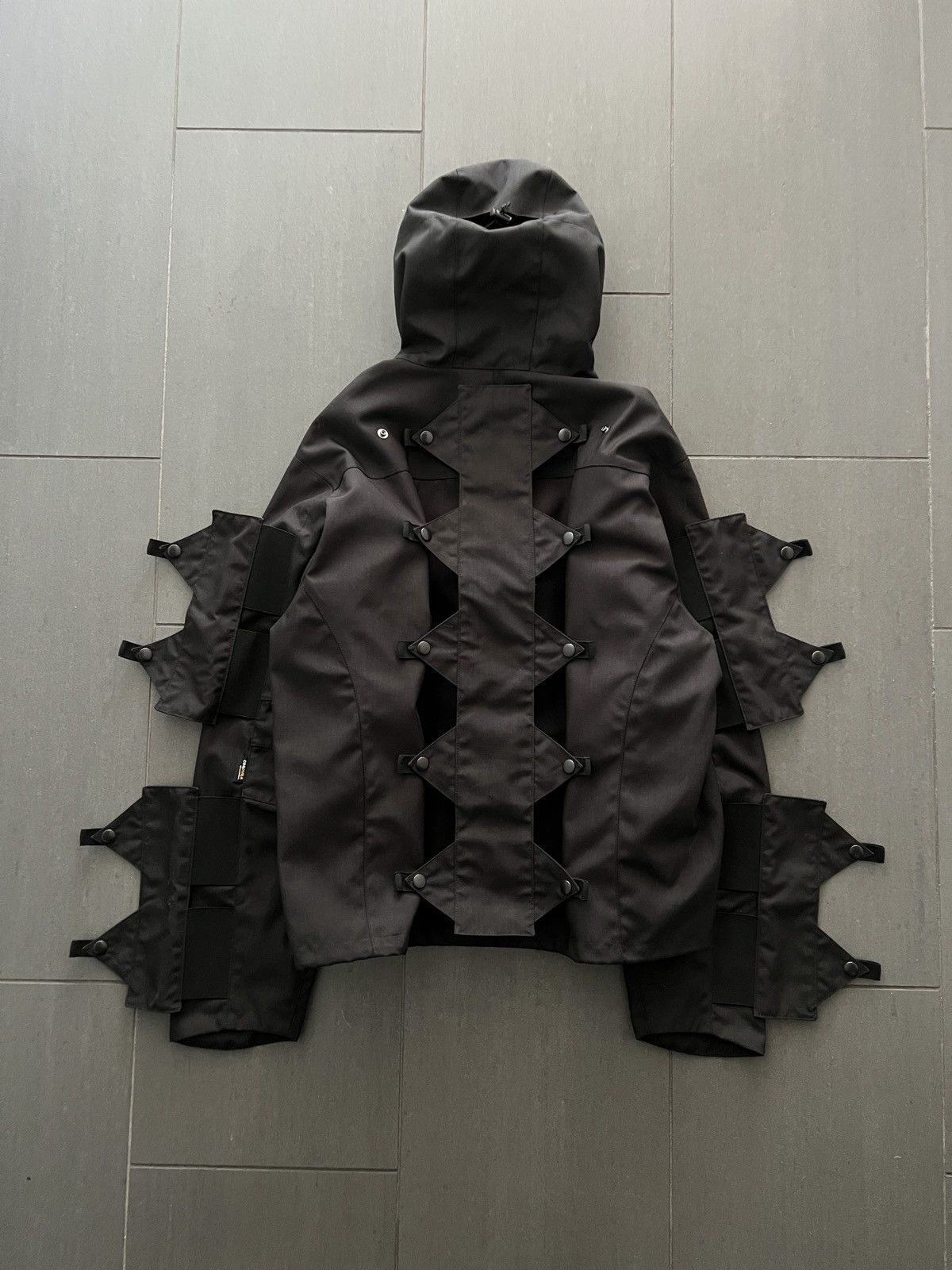 Other Olly Shinder SS23 Runway Crocodile Shell Hooded Jacket Size US XL / EU 56 / 4 - 1 Thumbnail