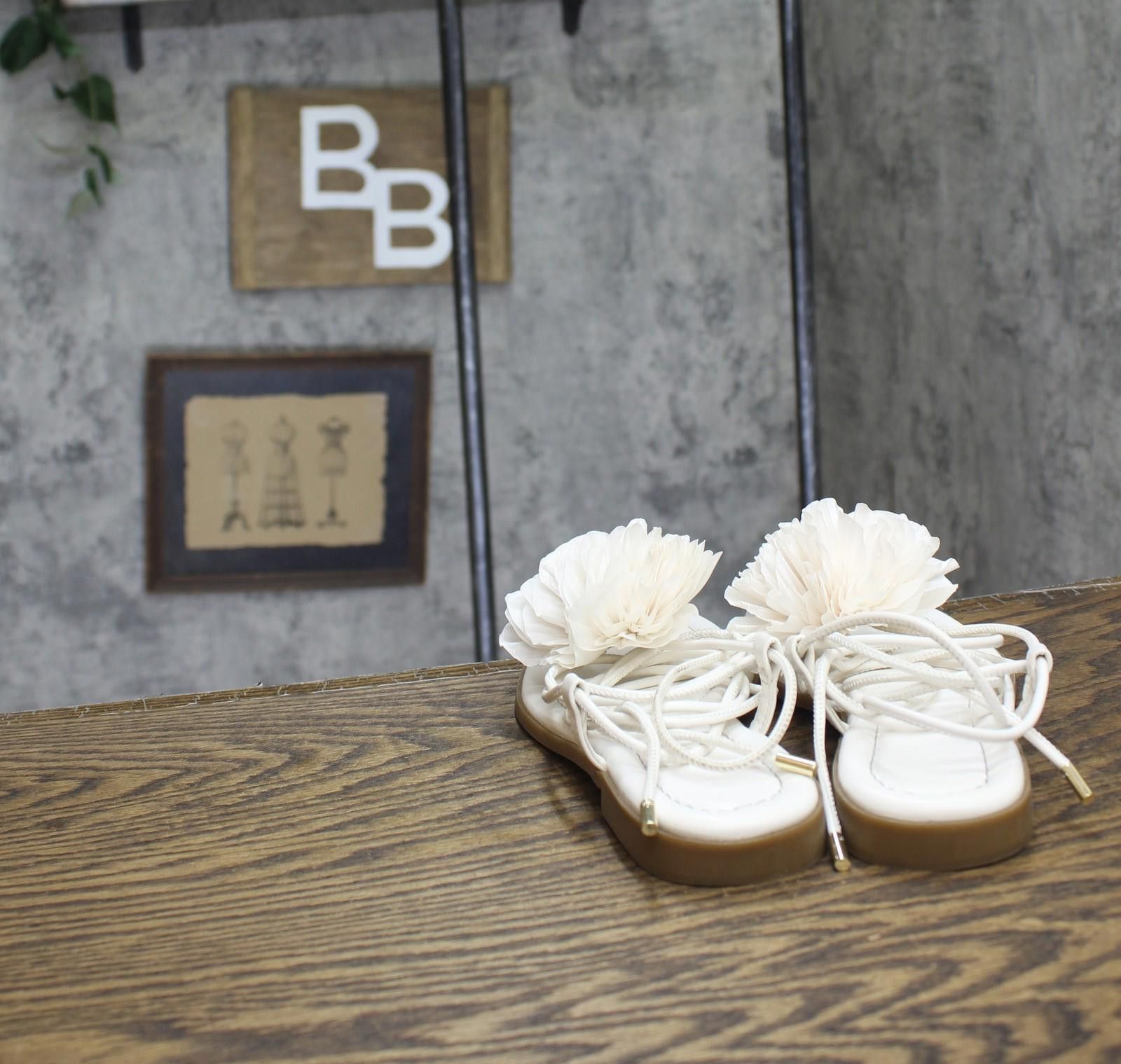 Other Inc International Concepts Flat Sandals White Smooth 8m Size US 8 / IT 38 - 4 Thumbnail