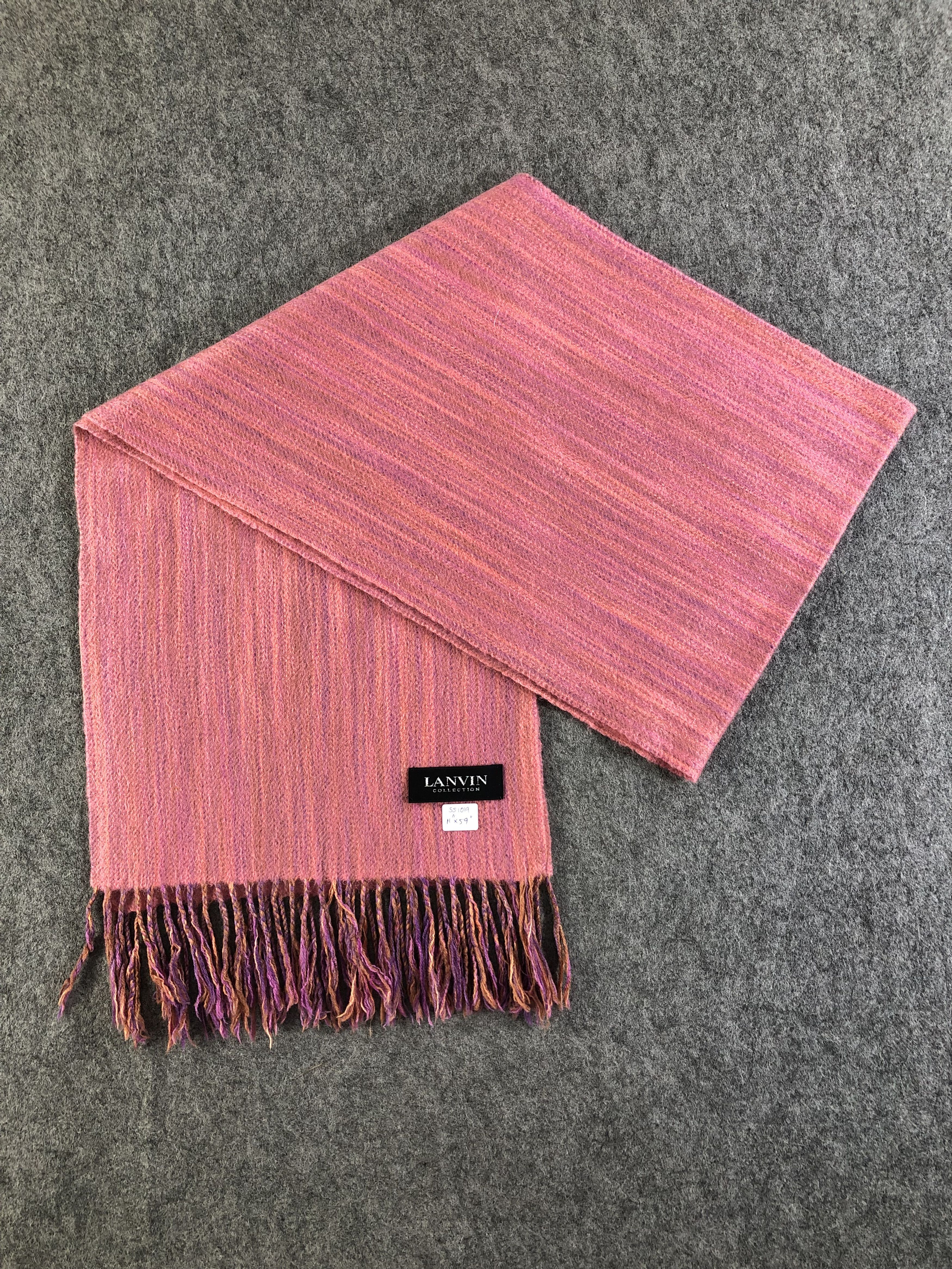Lanvin Lanvin Cashmere Scarf / Muffler / Neckwear Size ONE SIZE - 5 Thumbnail