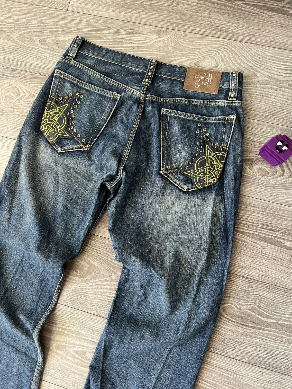 Pepe Jeans Pepe Jeans Avant Garde Opium Embroidered Logo Y2K Jeans Size US 36 / EU 52 - 2 Thumbnail