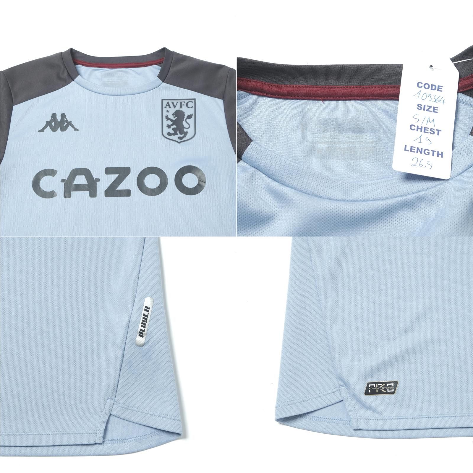 Kappa 2020/21 Aston Villa Training Shirt (S/M) Size US S / EU 44-46 / 1 - 4 Thumbnail