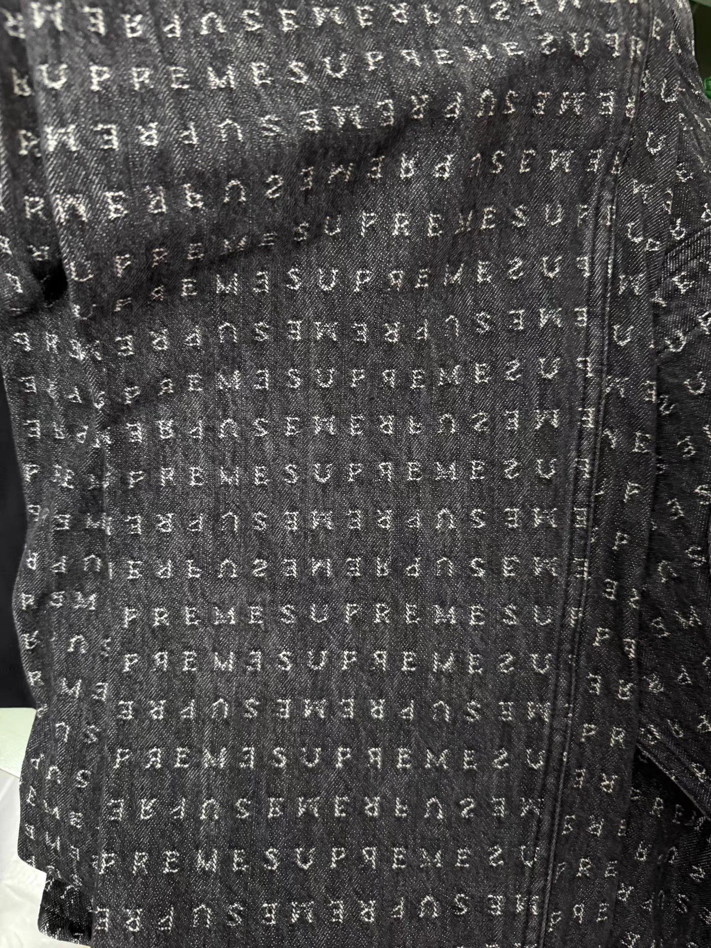 Supreme Black Patterned Denim Overalls Size US 28 / EU 44 - 4 Thumbnail