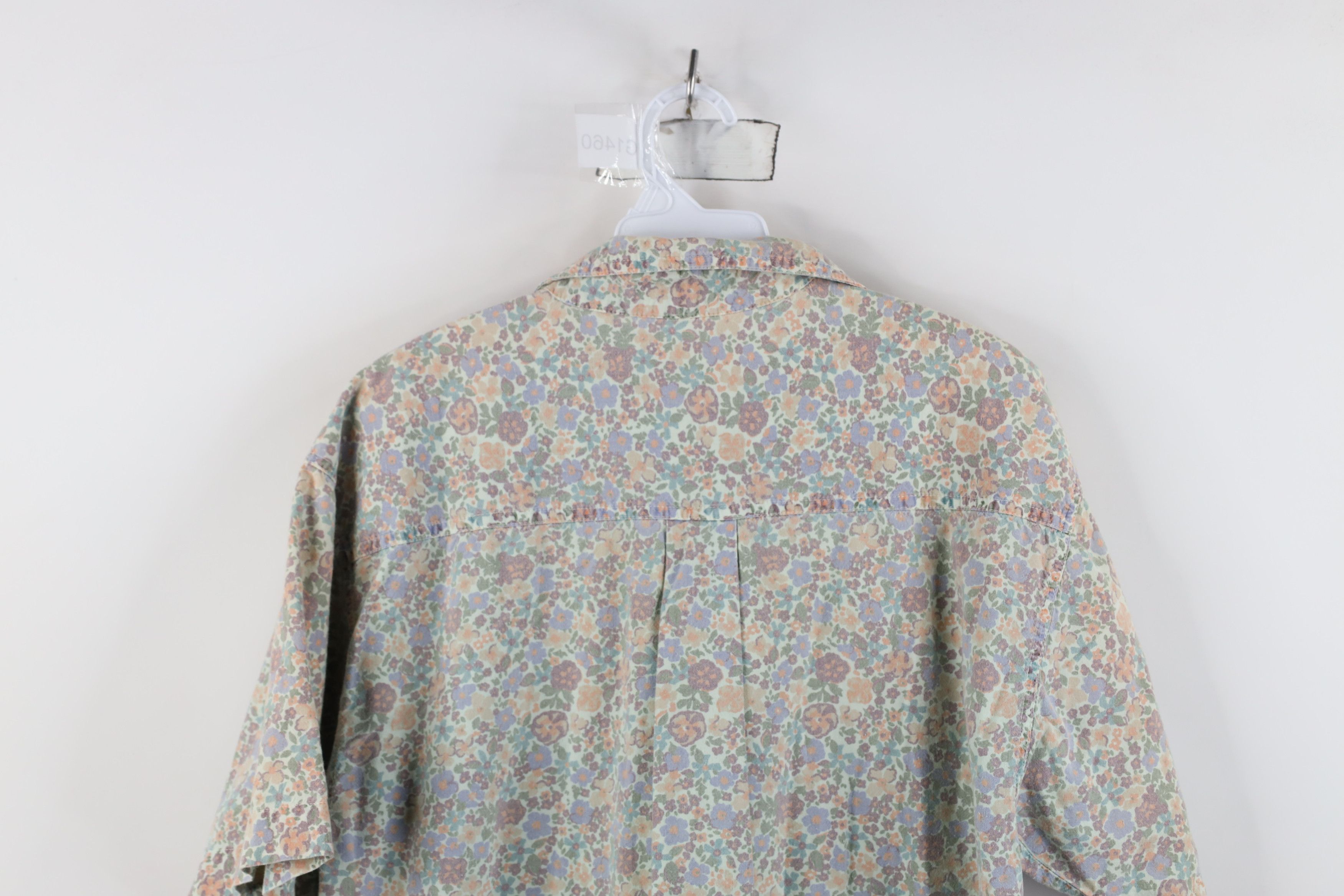 Vintage Vintage 90s Streetwear Flower Short Sleeve Button Shirt Size M / US 6-8 / IT 42-44 - 10 Thumbnail