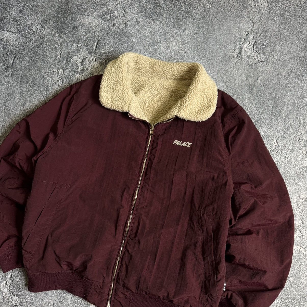 Palace Palace Reversible Sherpa Bomber Luxury Colour Burgundy/Cream Size US L / EU 52-54 / 3 - 5 Thumbnail