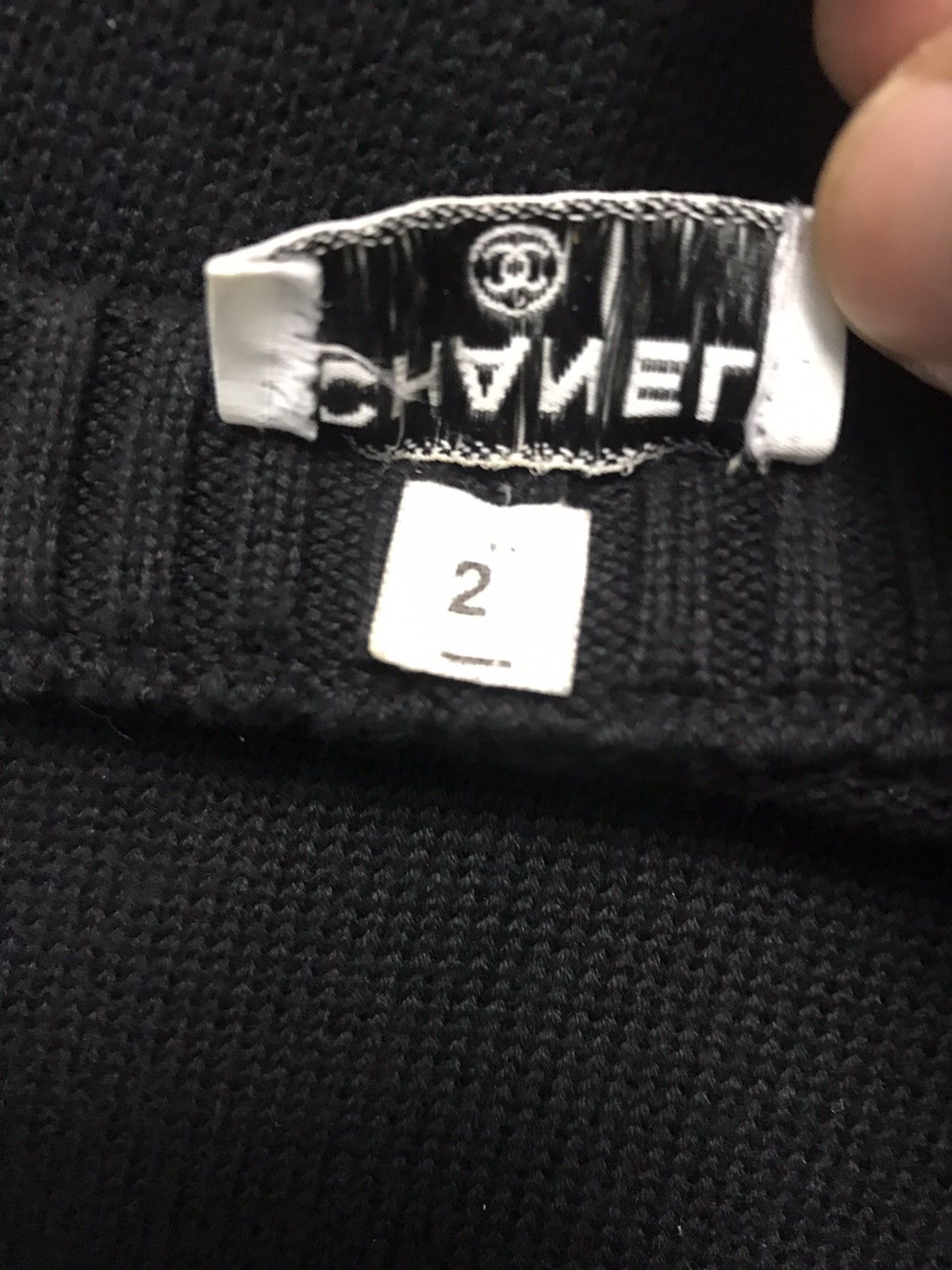 Chanel × Vintage Chanel Scoop Neckline Knitwear Sweater Size S / US 4 / IT 40 - 10 Thumbnail