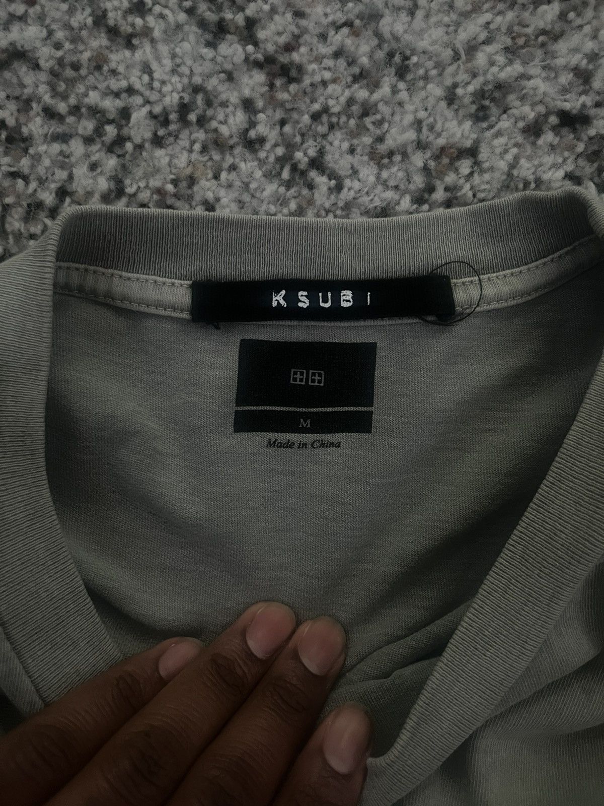Ksubi Grey Ksubi Tee (Slightly Oversized) Size US M / EU 48-50 / 2 - 4 Thumbnail
