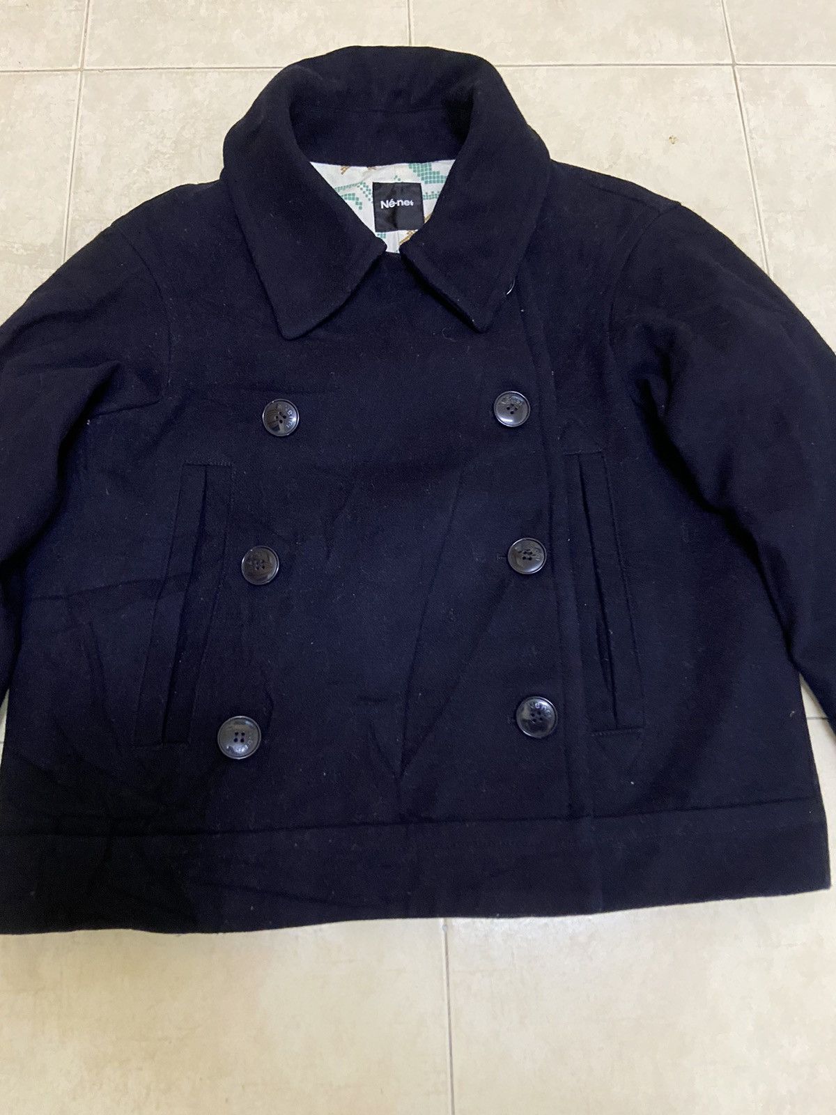 Vintage Ne-Ne’t Issey Miyaki Double Breasted Wool Jacket