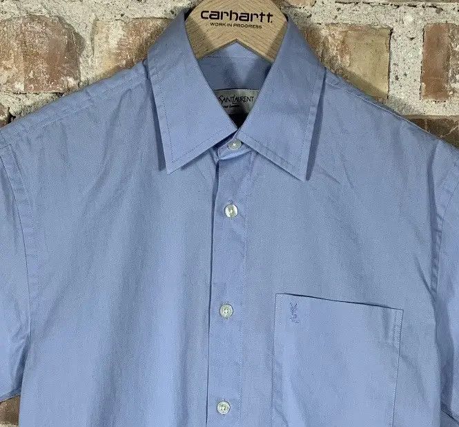 Yves Saint Laurent Yves Saint Laurent Button Up Tshirt Tee Short Sleeve Shirt Size US S / EU 44-46 / 1 - 2 Thumbnail