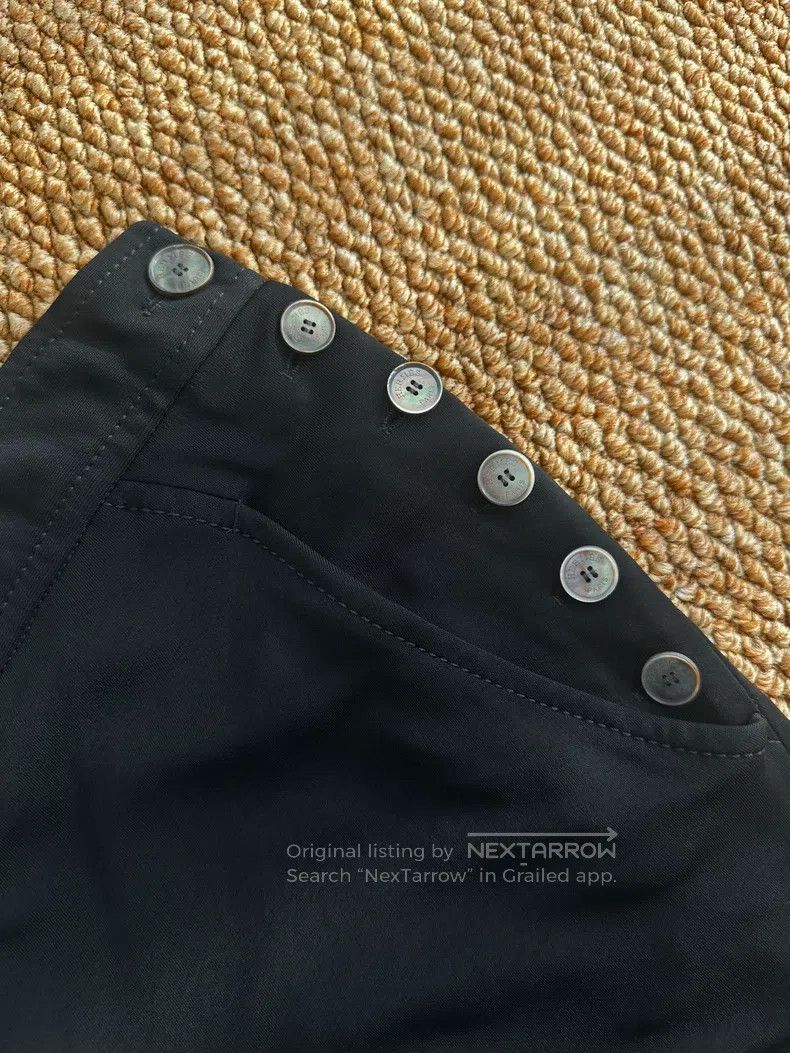 Hermes Hermes Casual Wide Leg Long Pants, Black Size 24" / US 00 / IT 34 - 5 Thumbnail