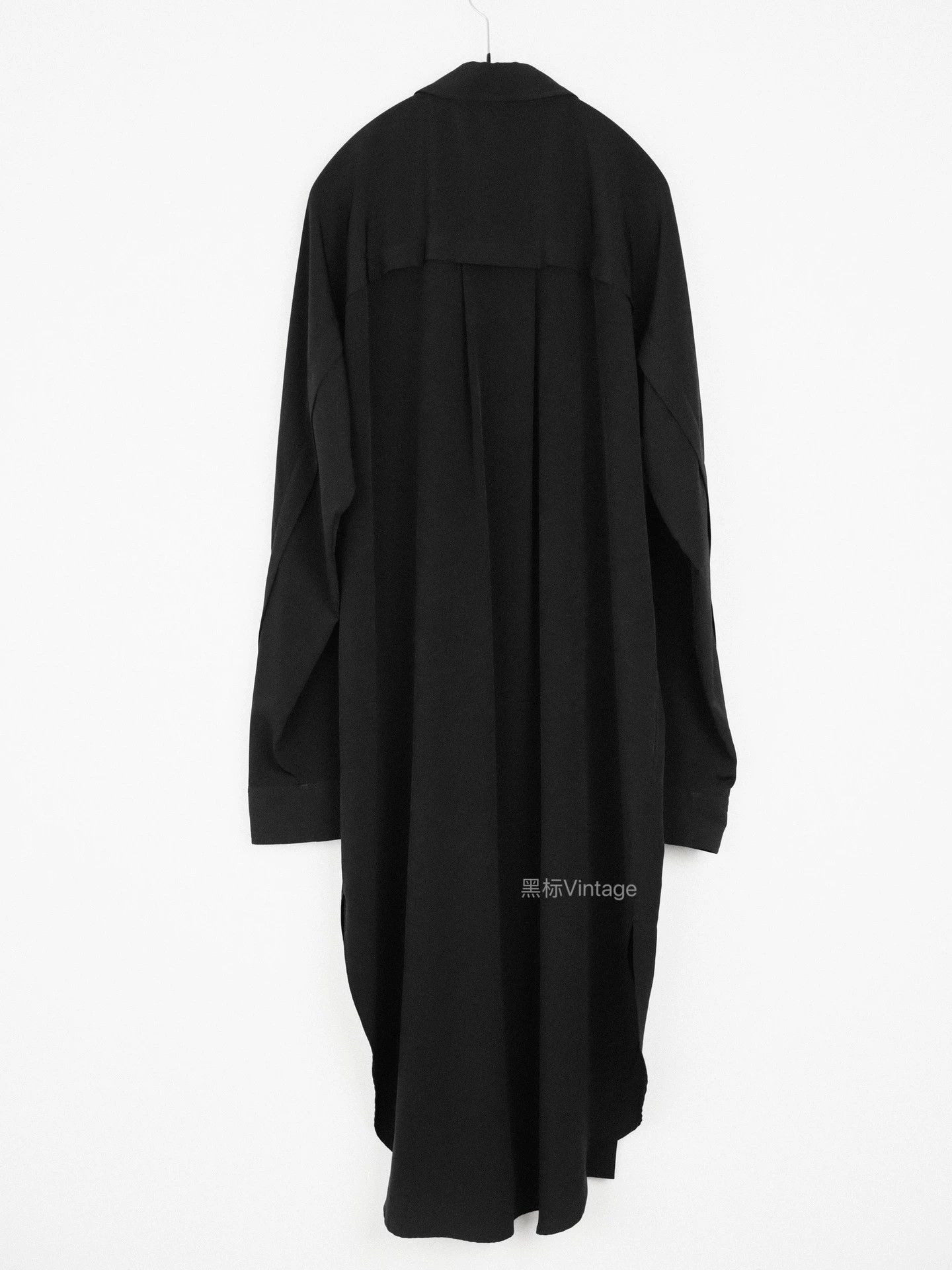 Yohji Yamamoto Yohji Yamamoto 19AW Vtg Triacetate Long Shirt Unisex 9/10 Size US L / EU 52-54 / 3 - 7 Thumbnail