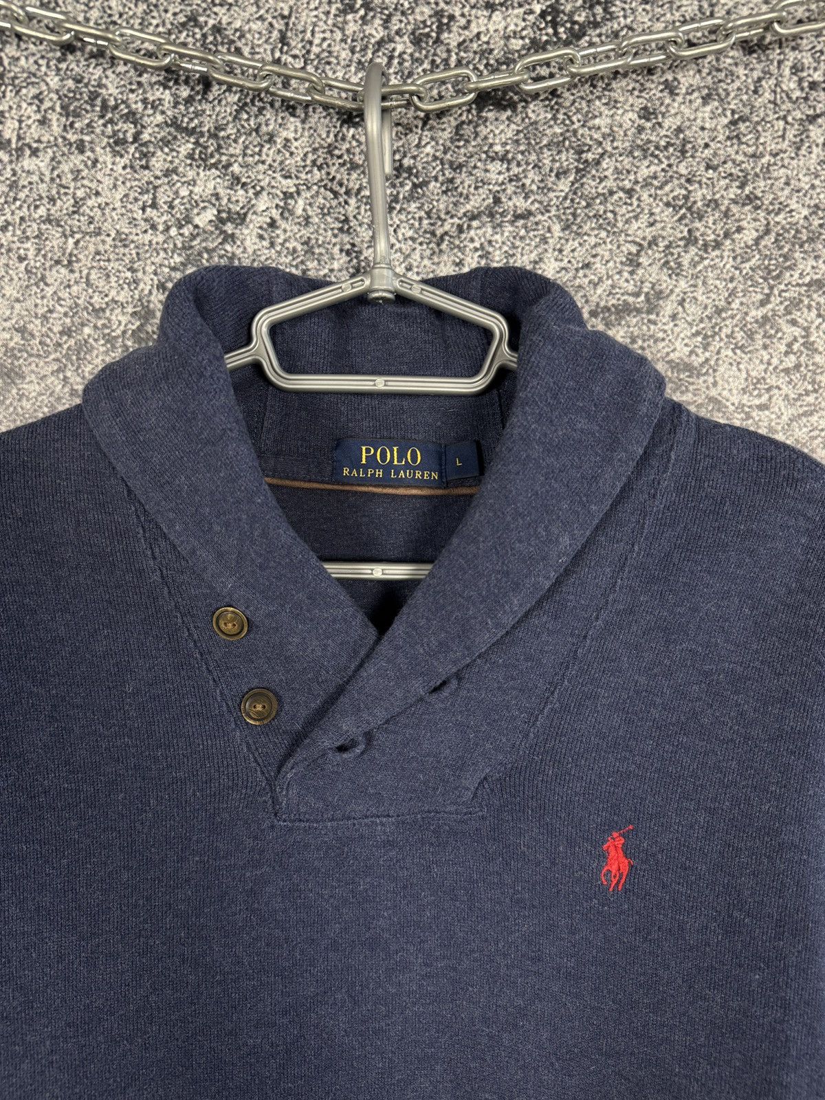 Polo Ralph Lauren Men’s Polo Ralph Lauren Shawl Collar Sweater Pullover Size L Size US L / EU 52-54 / 3 - 6 Thumbnail
