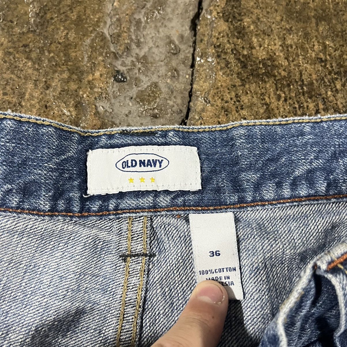 Carhartt × JNCO × Vintage Crazy Y2K Old Navy Carpenter Jorts Faded Baggy Skater Shorts Size US 36 / EU 52 - 5 Thumbnail