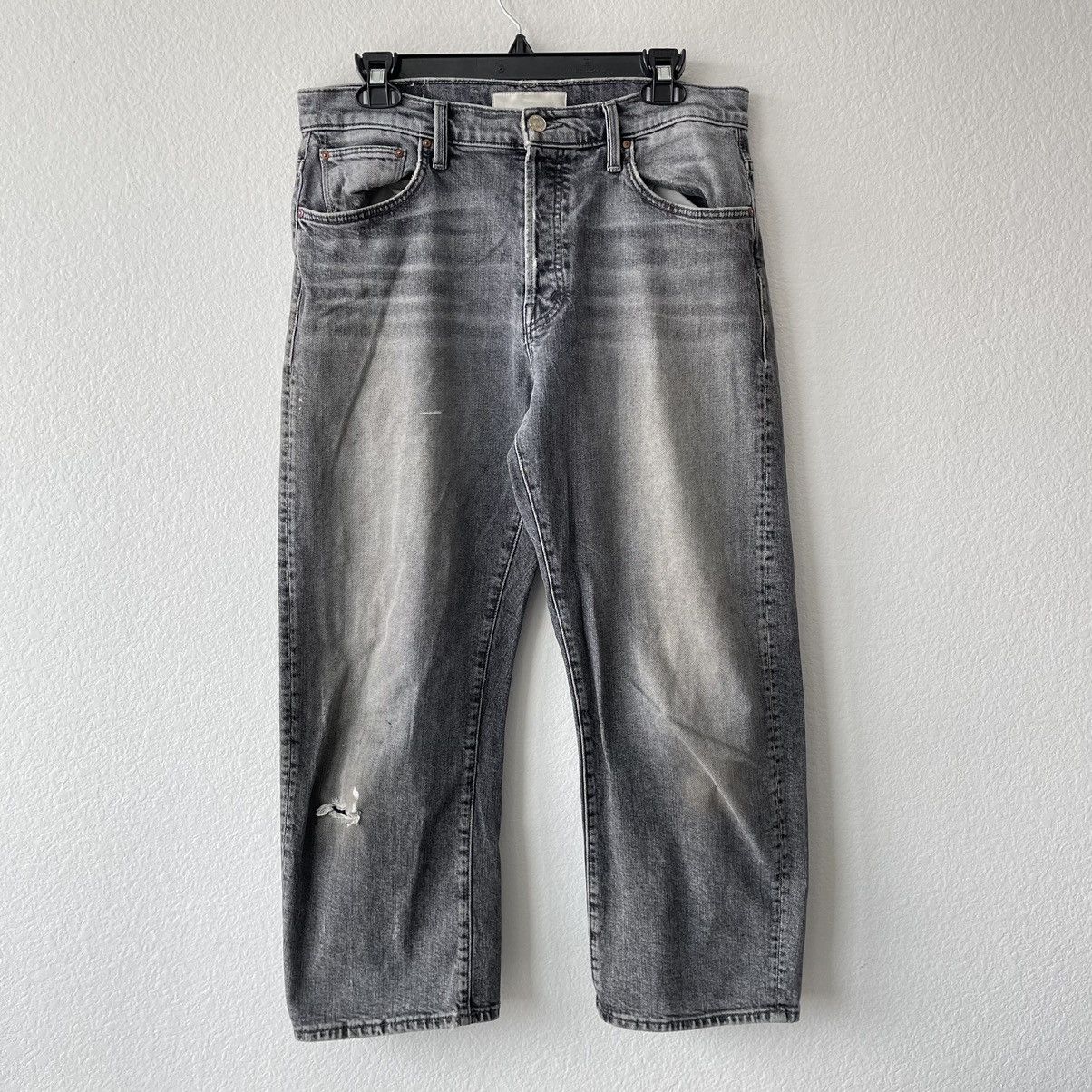 MOTHER Mother Denim The Ditcher Crop Shadow Dancing Jeans Size 30" / US 8 / IT 44 - 1 Thumbnail