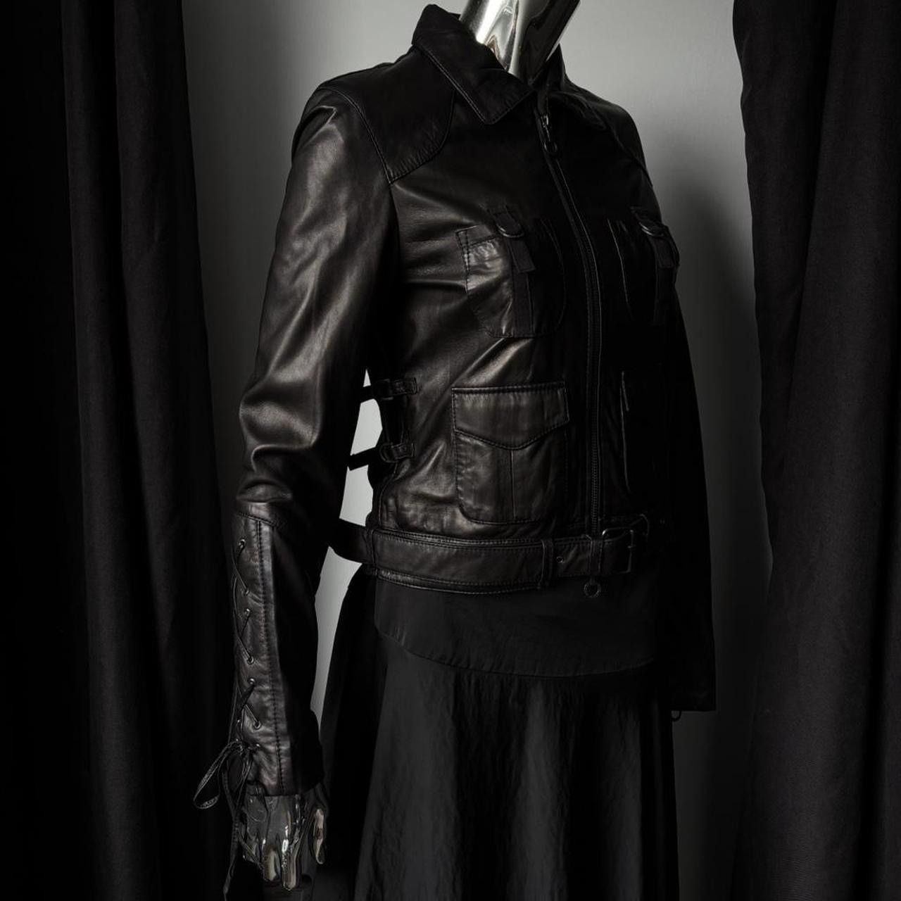 Diesel Black Gold DIESEL BLACK GOLD LEATHER JACKET Size M / US 6-8 / IT 42-44 - 2 Thumbnail
