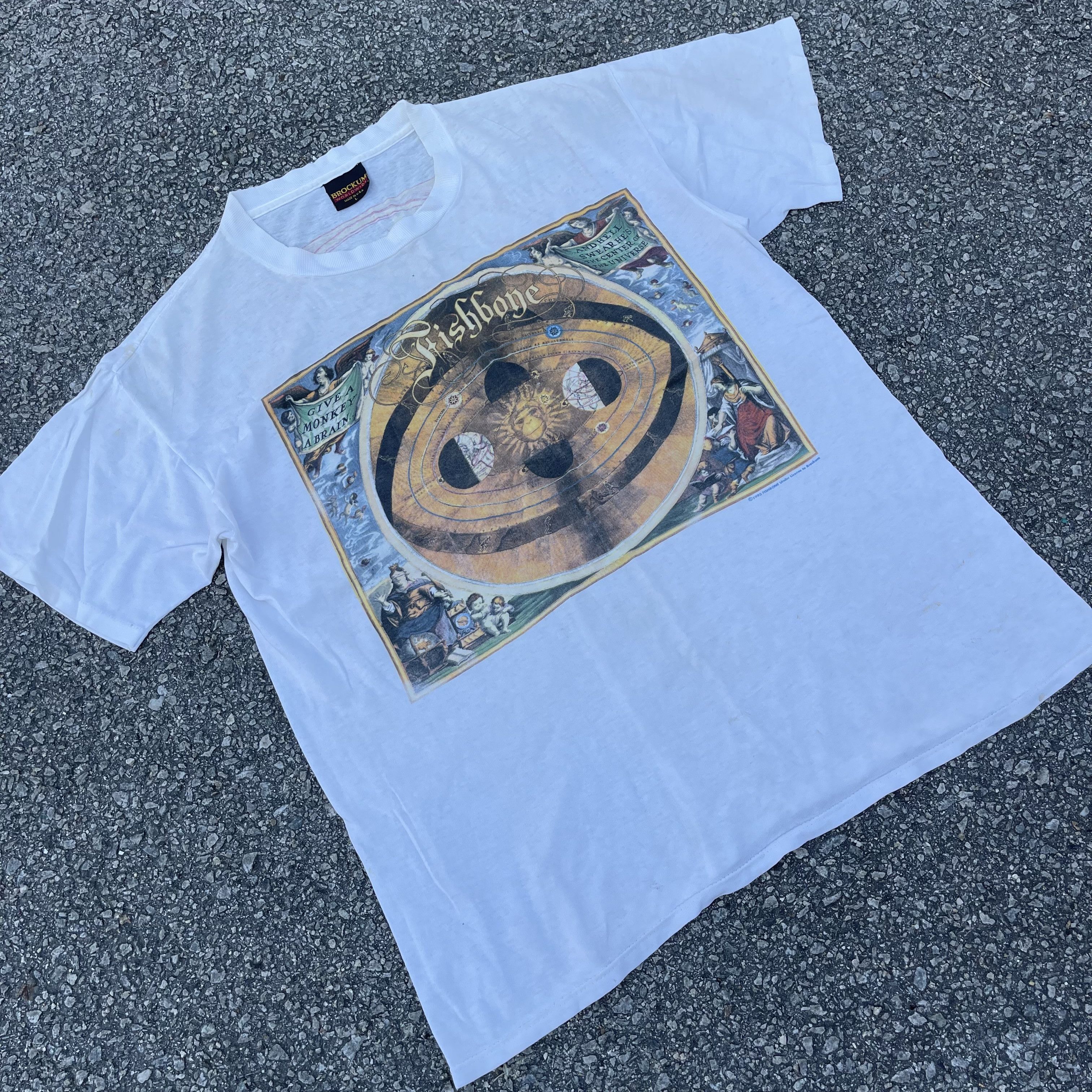 Band Tees × Brockum × Vintage Vintage 90s Fishbone “Stone Cold Nutmeg” Back Hit Brockum Size US L / EU 52-54 / 3 - 1 Thumbnail
