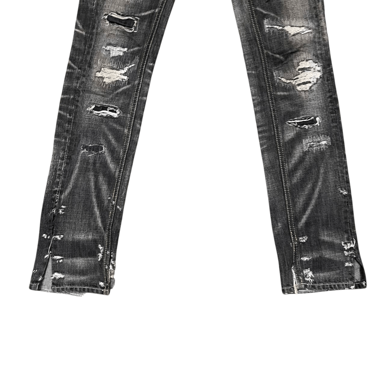 Hysteric Glamour Vintage KMK Kingly Mask Distressed Pants Size US 30 / EU 46 - 3 Thumbnail