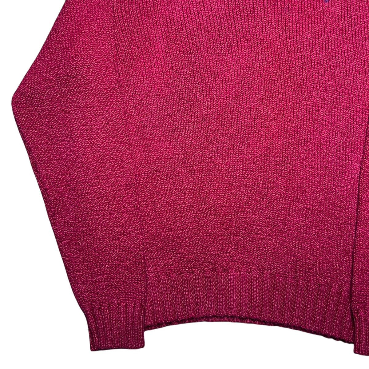 Polo Ralph Lauren Vintage Polo Ralph Lauren Red Cotton Knit Pullover Sweater Size US L / EU 52-54 / 3 - 15 Thumbnail