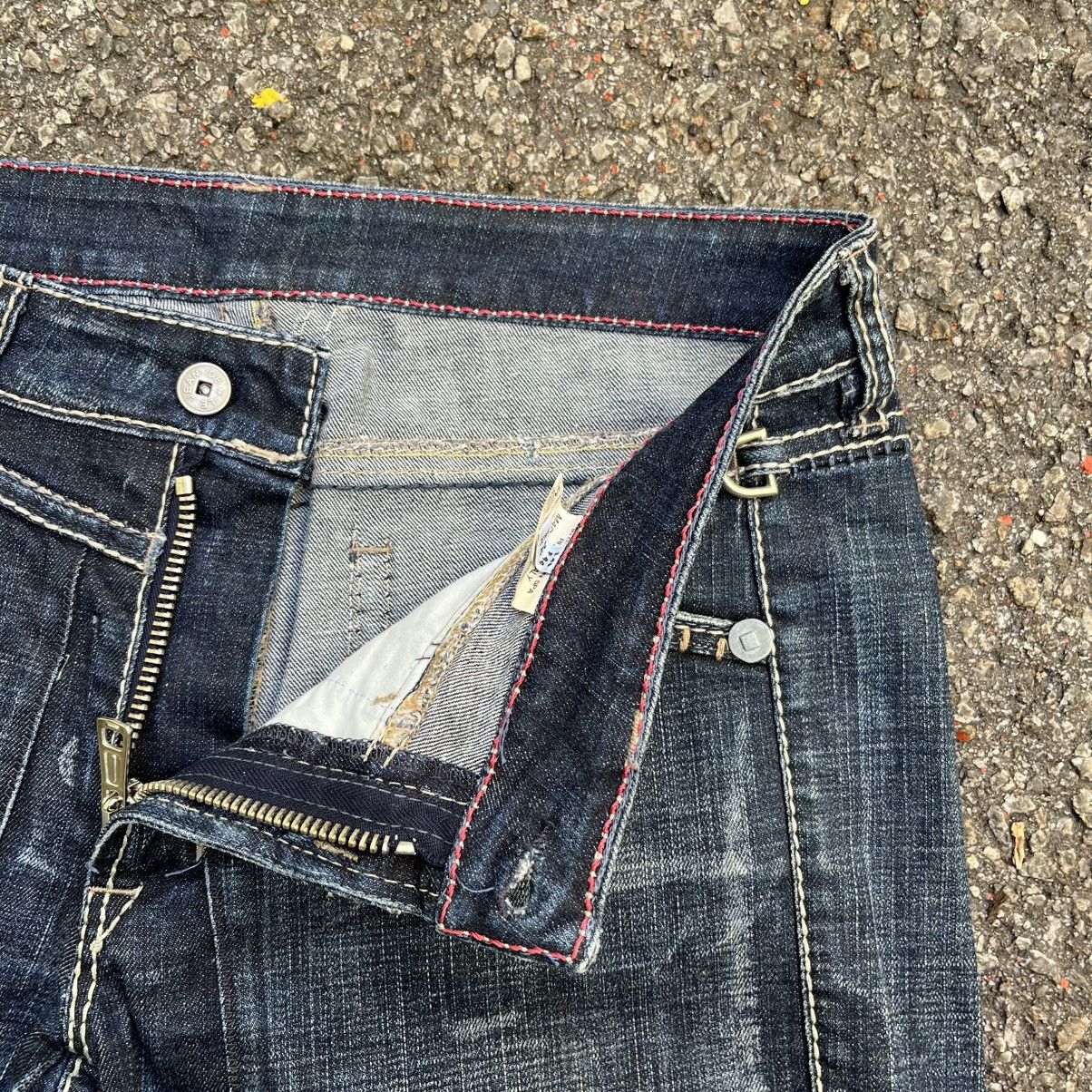 Marithe + Francois Girbaud Vintage Y2K Jeans MFG Girbaud Denim Punk Grunge Size US 32 / EU 48 - 8 Thumbnail